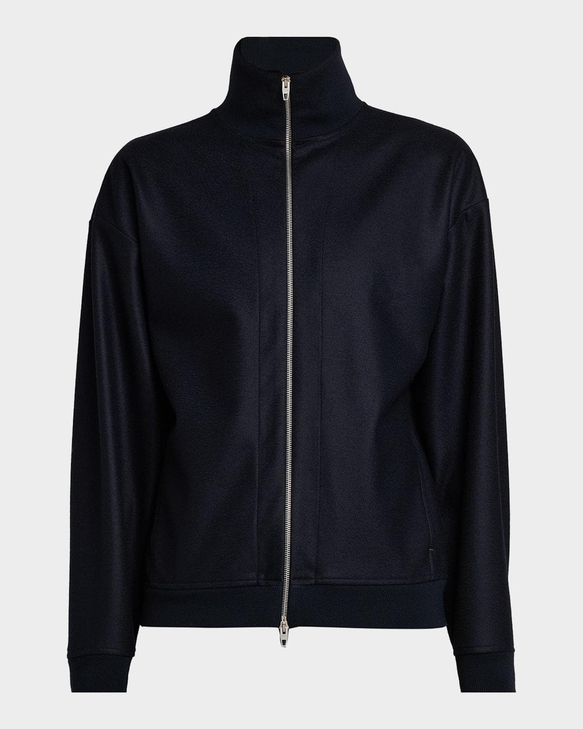 Jil Sander Men's Melton Wool Zip-Front Jacket