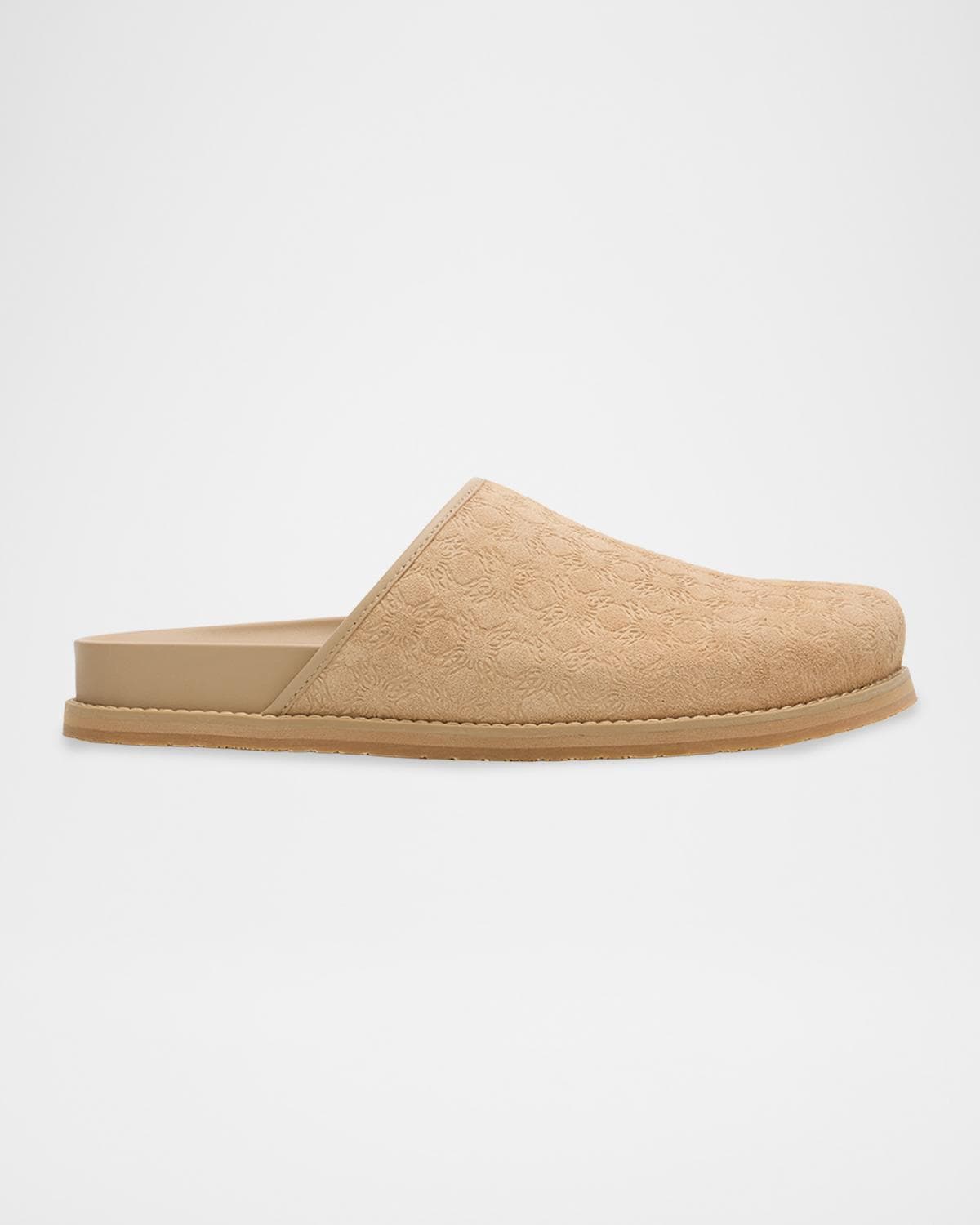 Amiri Men's MA Monogram Suede Clogs