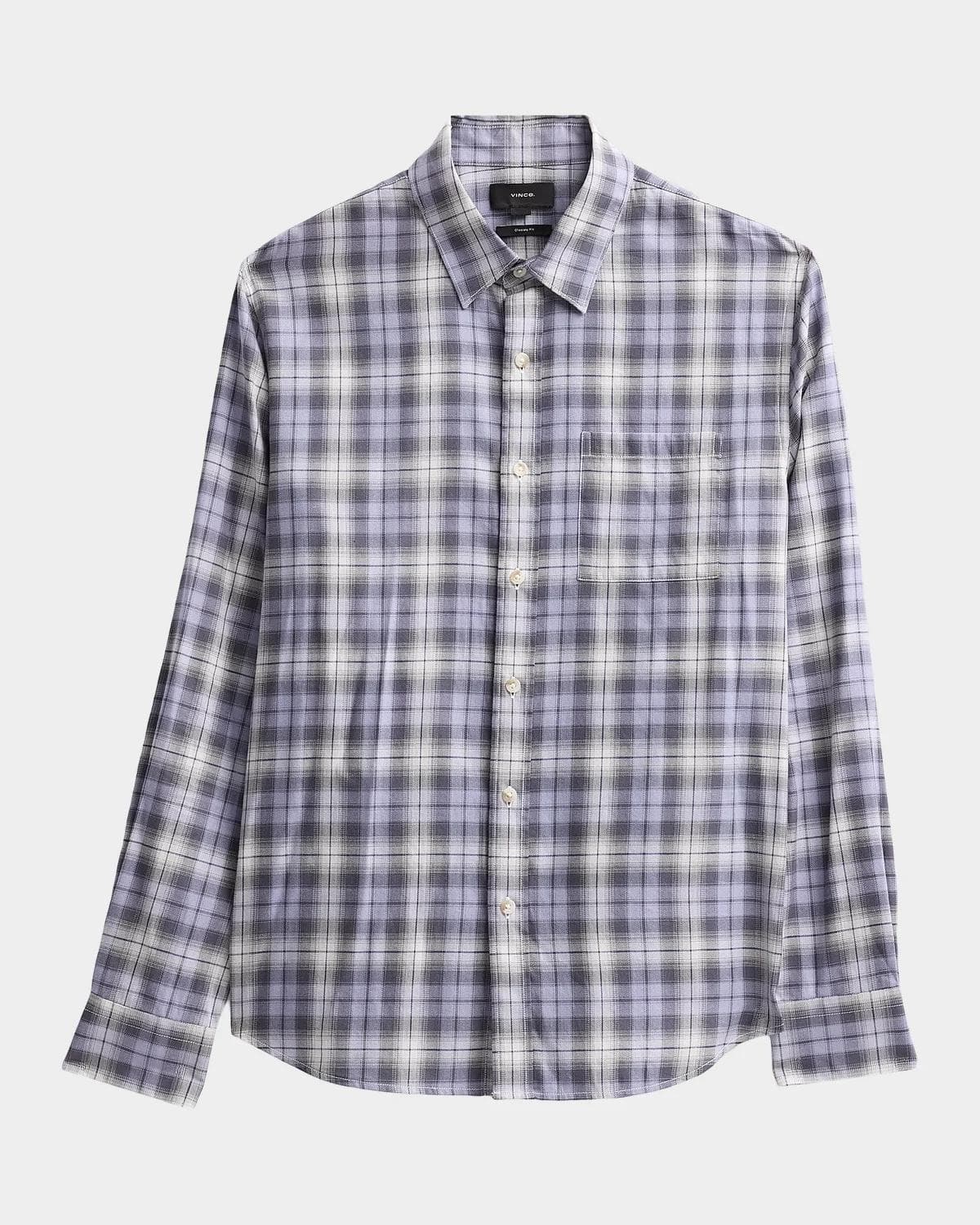 Vince Men's Exchange Plaid Button-Down Shirt