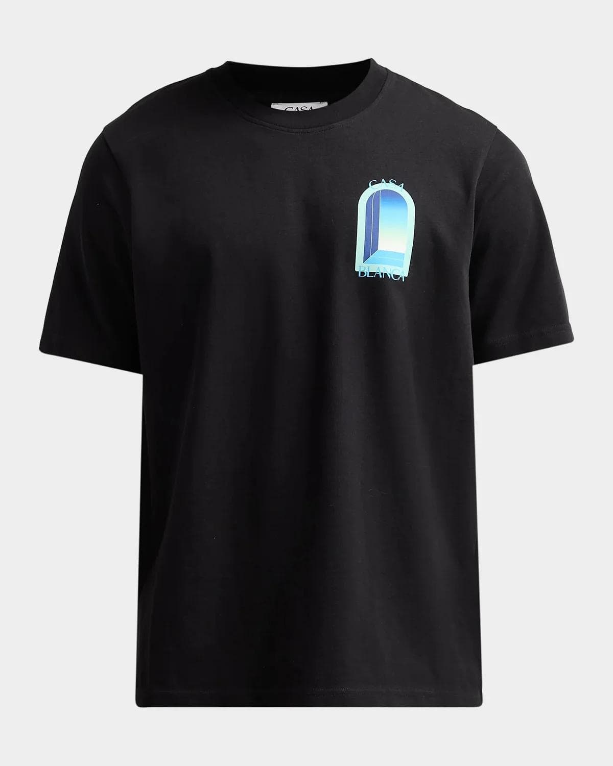Casablanca Classic Graphic Cotton Crewneck T-Shirt