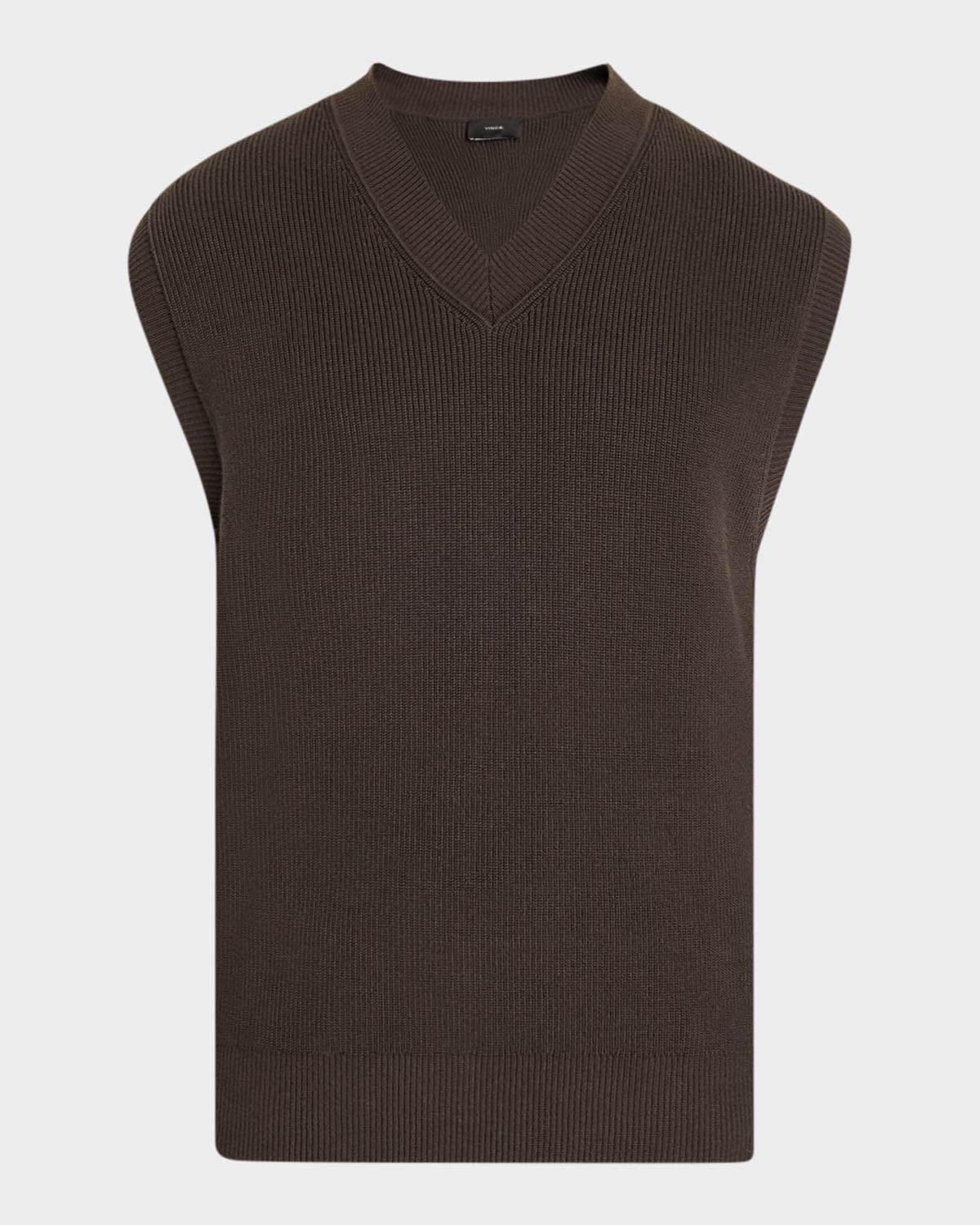 Vince Men's Cotton Rib-Knit Vest