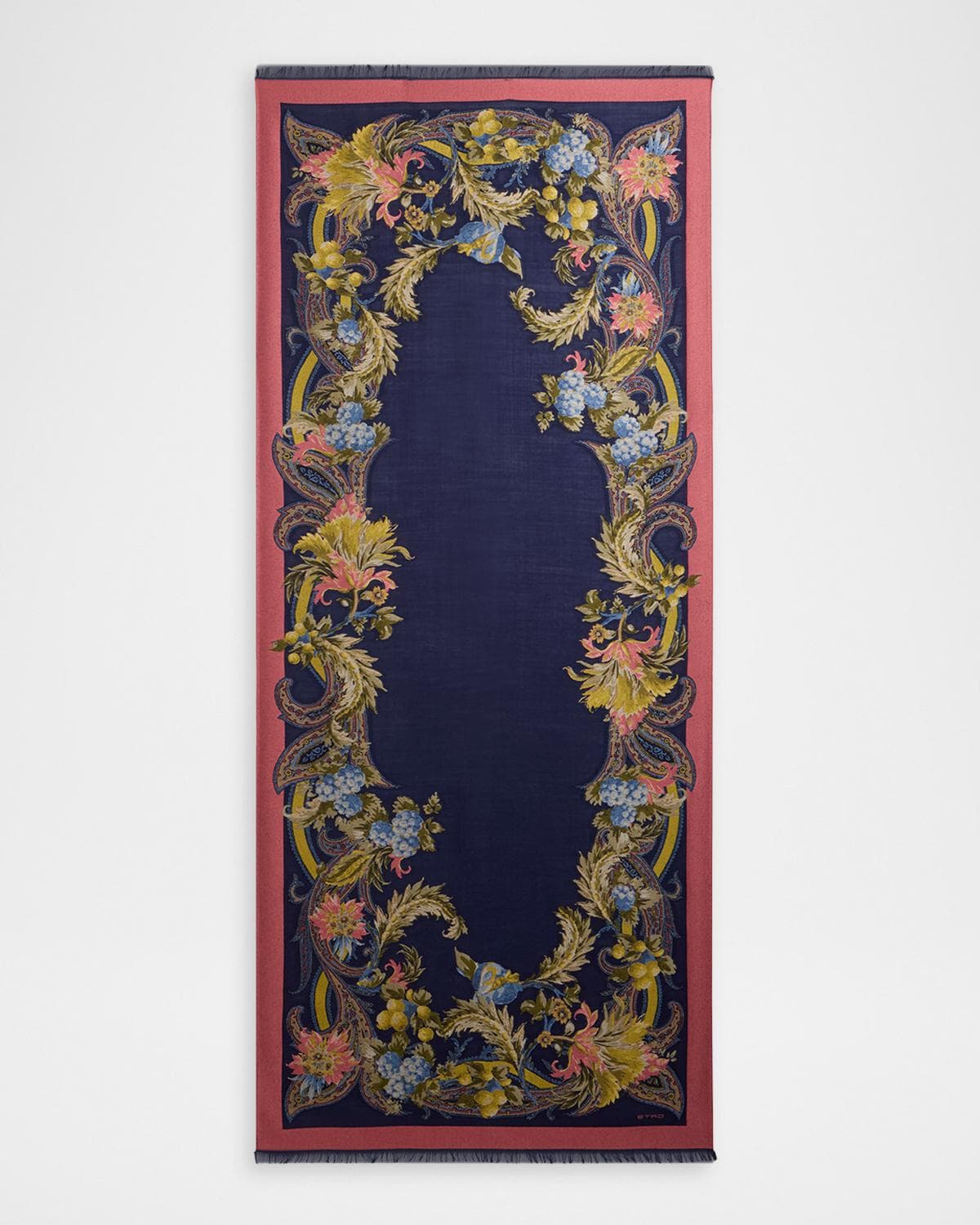 Etro Floral Jacquard Scarf
