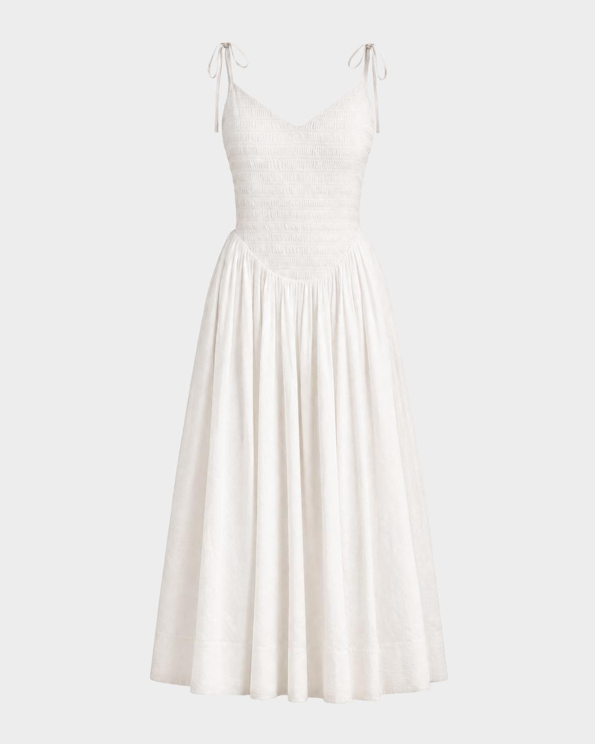 Toccin Amaya Smocked Midi Dress