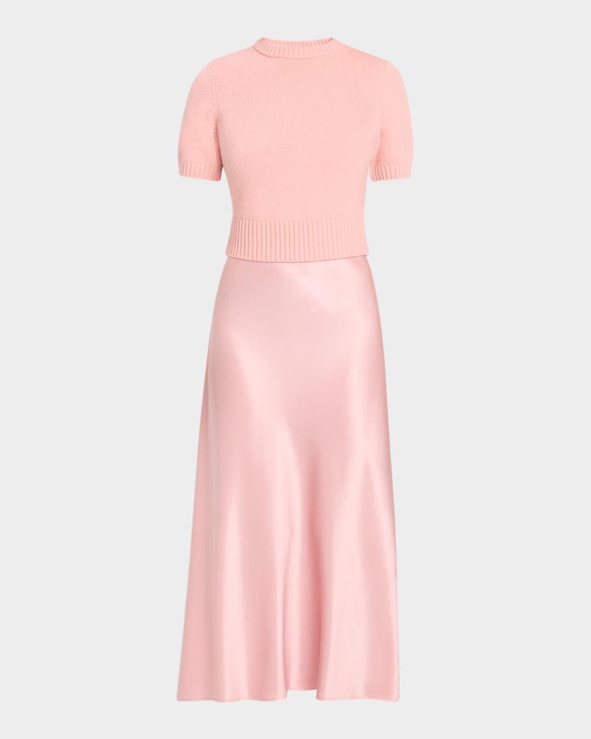 Toccin Fleur Combo Midi Dress