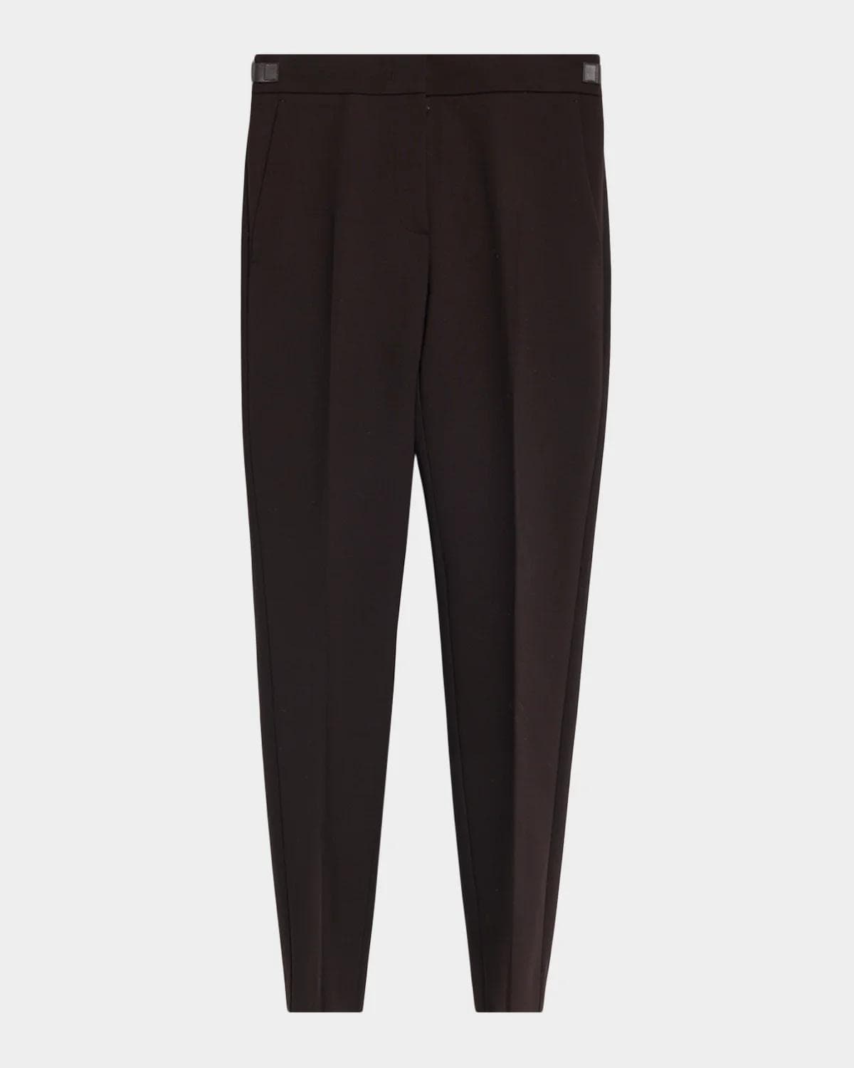 Max Mara Stretch Virgin Wool Tapered-Leg Trousers