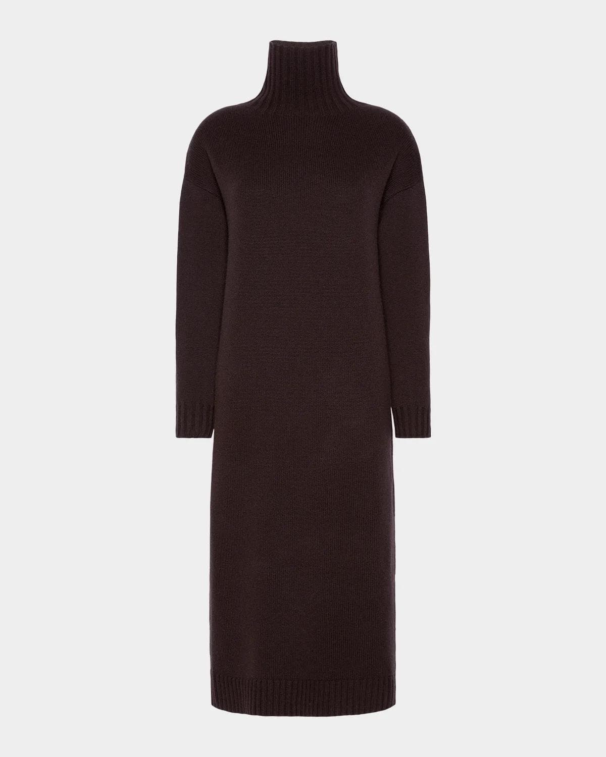 Max Mara Wool-Cashmere Turtleneck Midi Sweater Dress