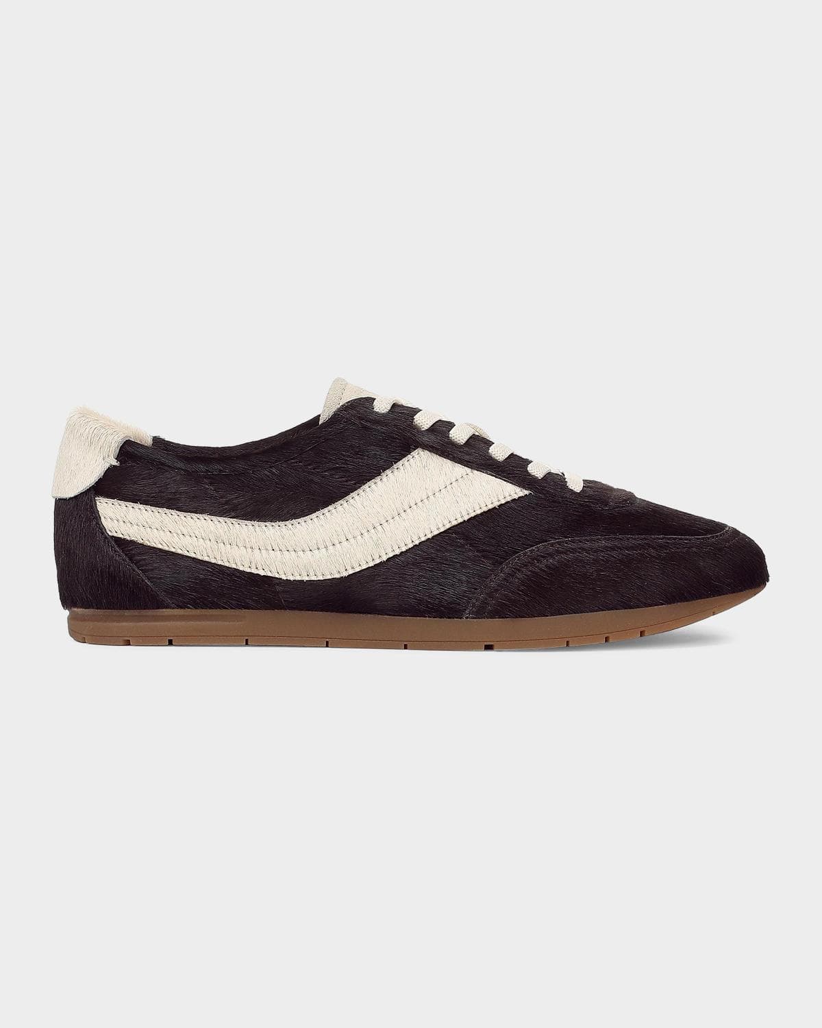 Vince La Runner Calf Hair Slip-On Sneakers
