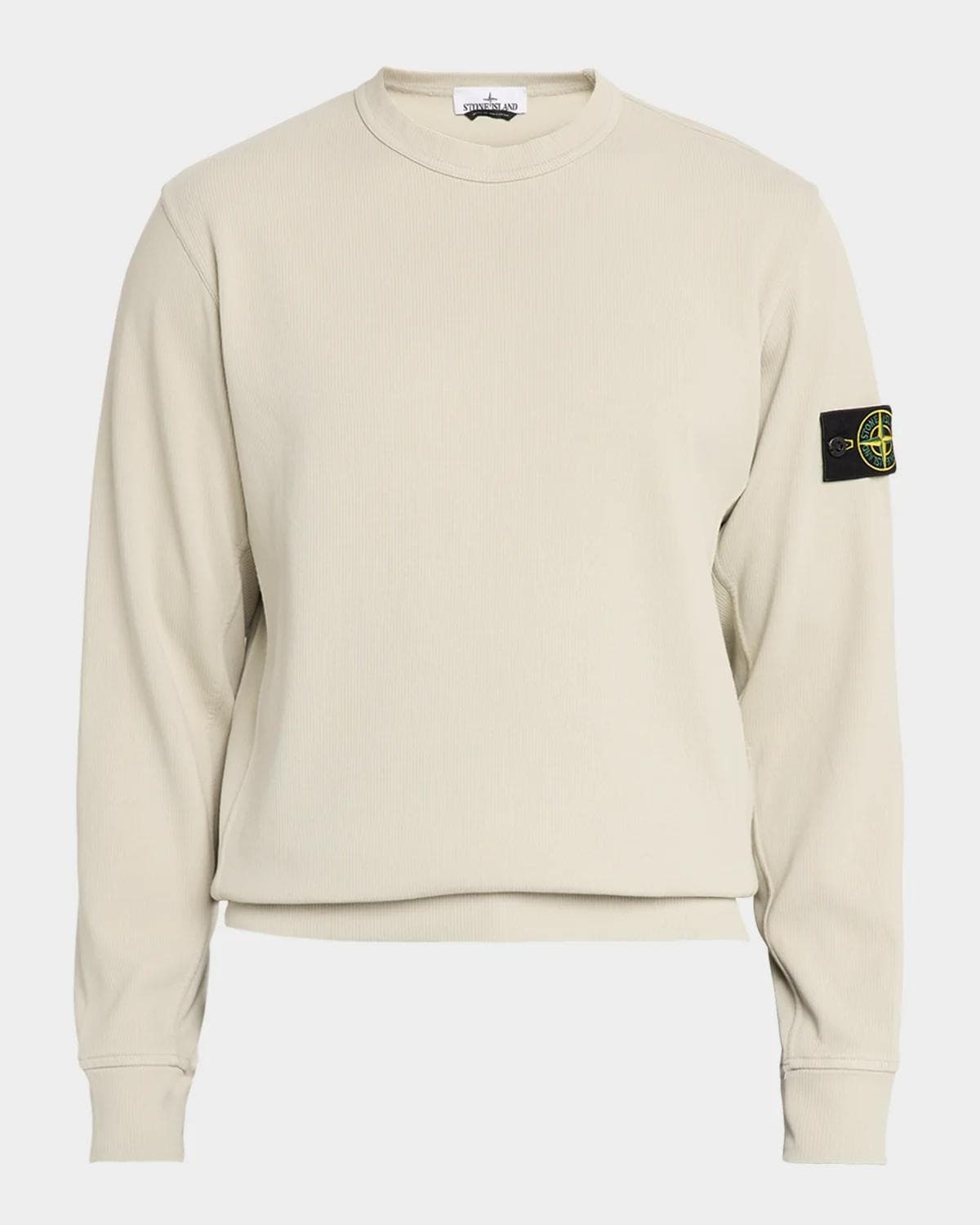 Stone Island Men's Cotton Micro-Rib Crewneck Sweater