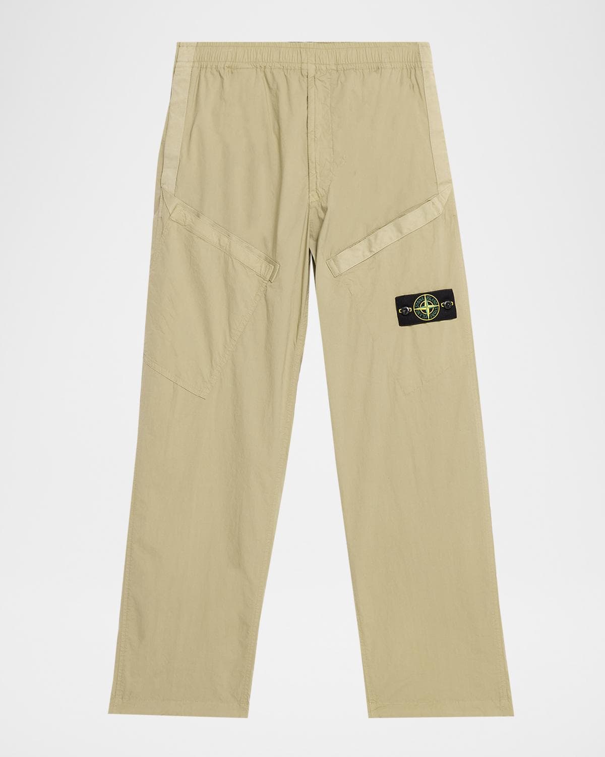 Stone Island Men's Cotton Straight-Leg Pull-On Pants