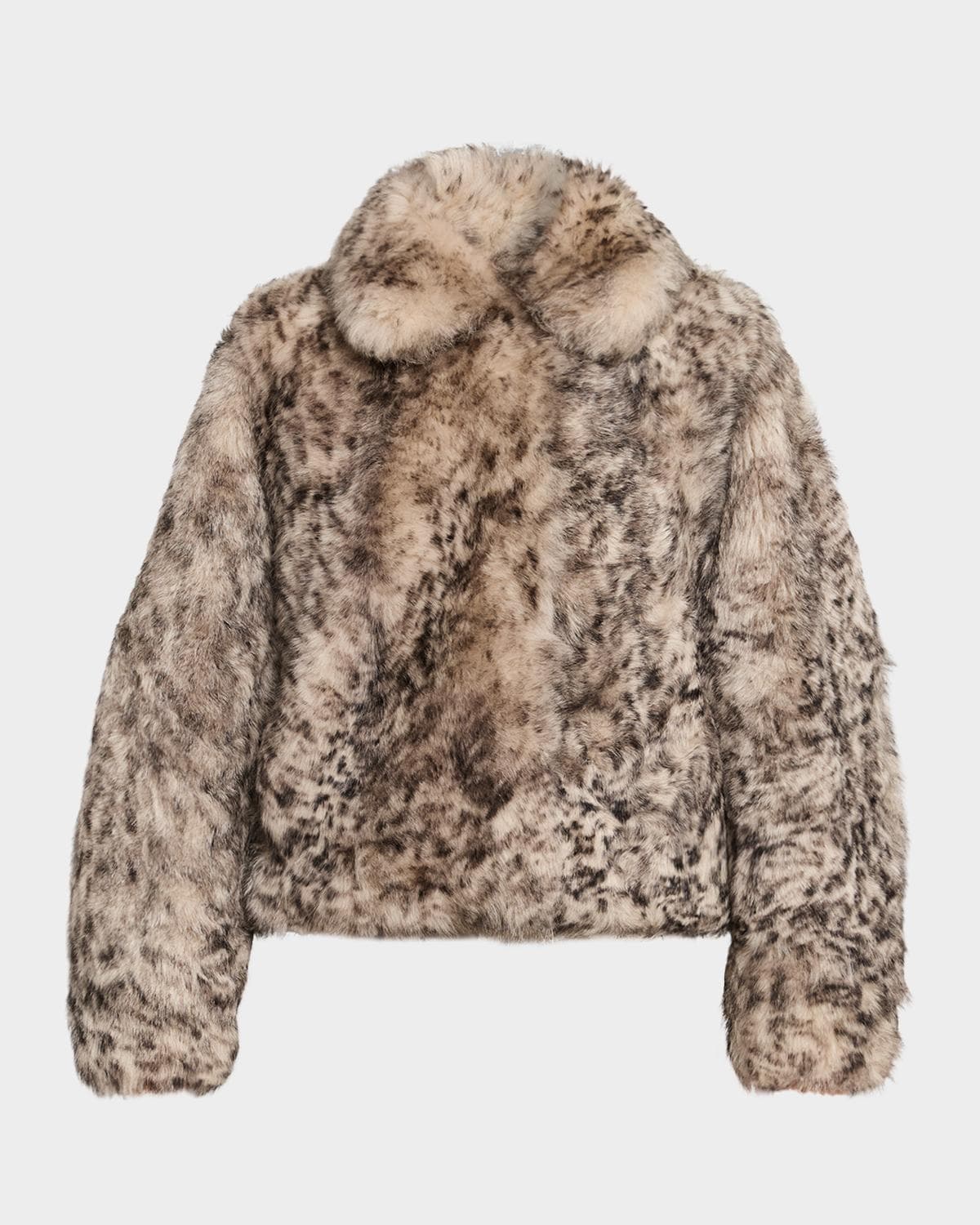 Brunello Cucinelli Spotted Lamb Shearling Short Jacket
