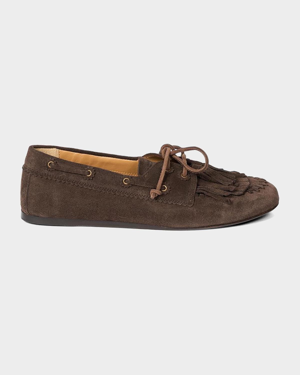 Isabel Marant Fersi Tassel-Embellished Suede Loafers