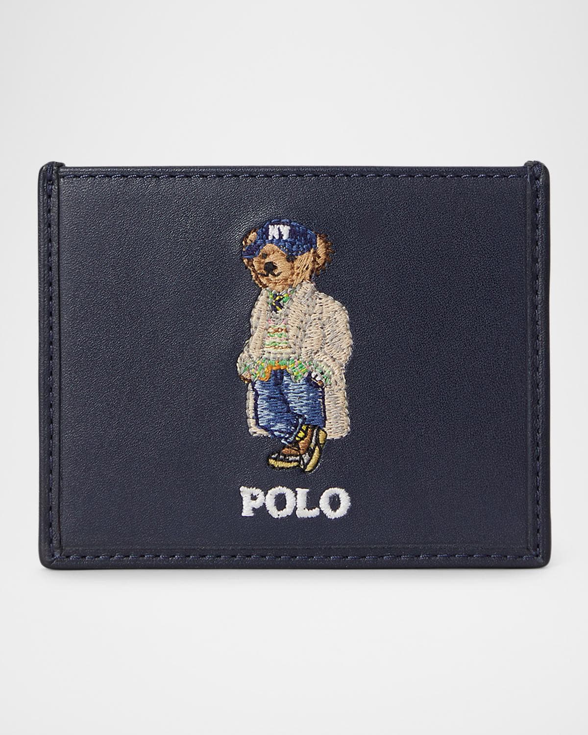 Polo Ralph Lauren Men's ​Polo Bear Leather Card Case
