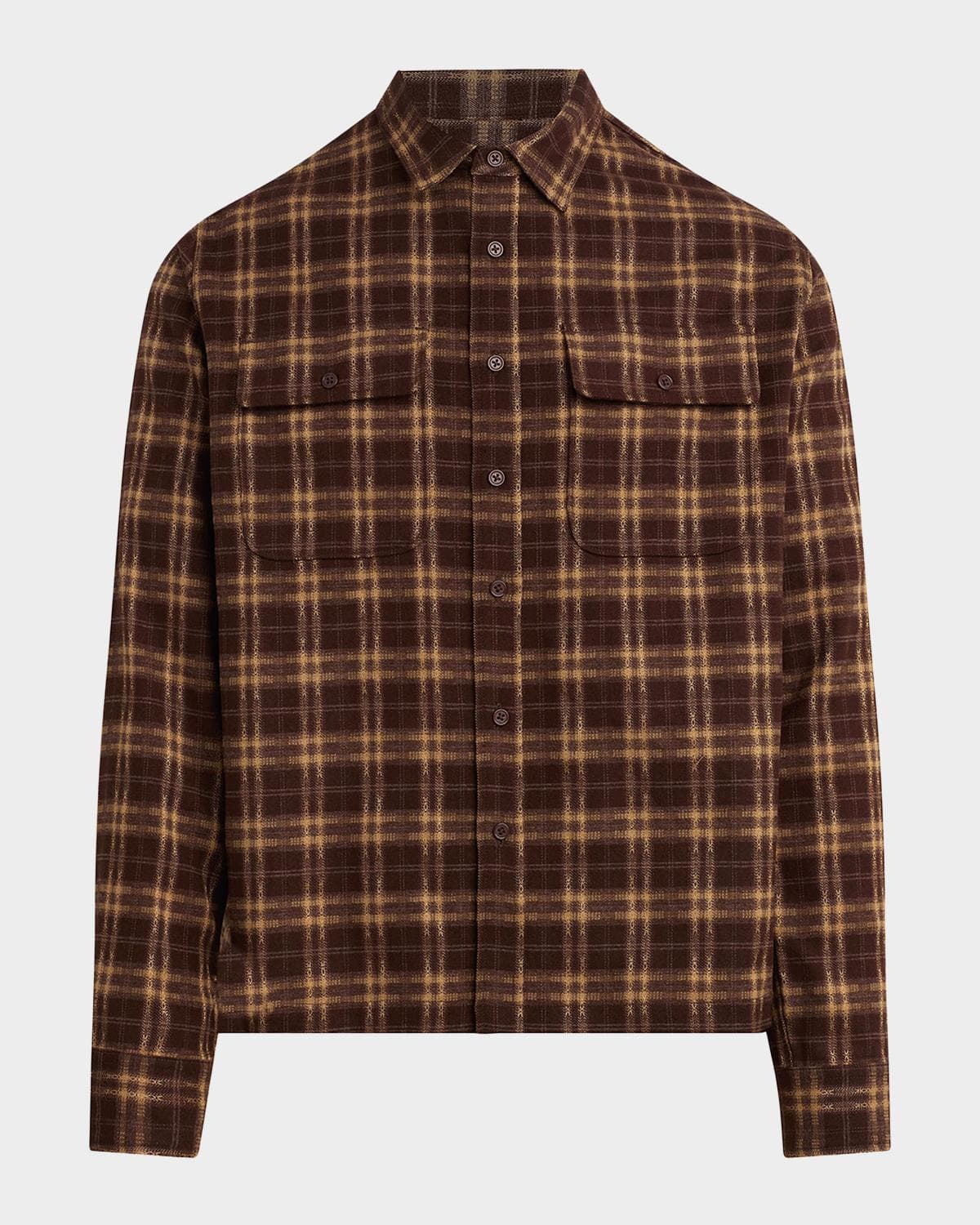 Joe's Jeans Men's Plaid Double-Pocket Button-Down Shirt