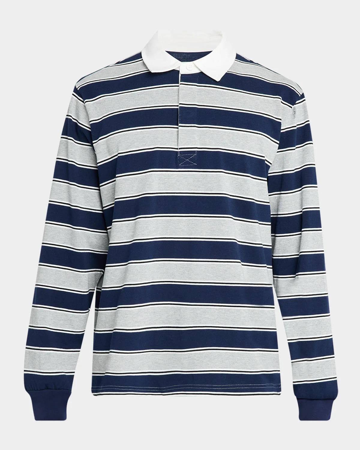 Joe's Jeans Men's Cotton Stripe Rugby Shirt