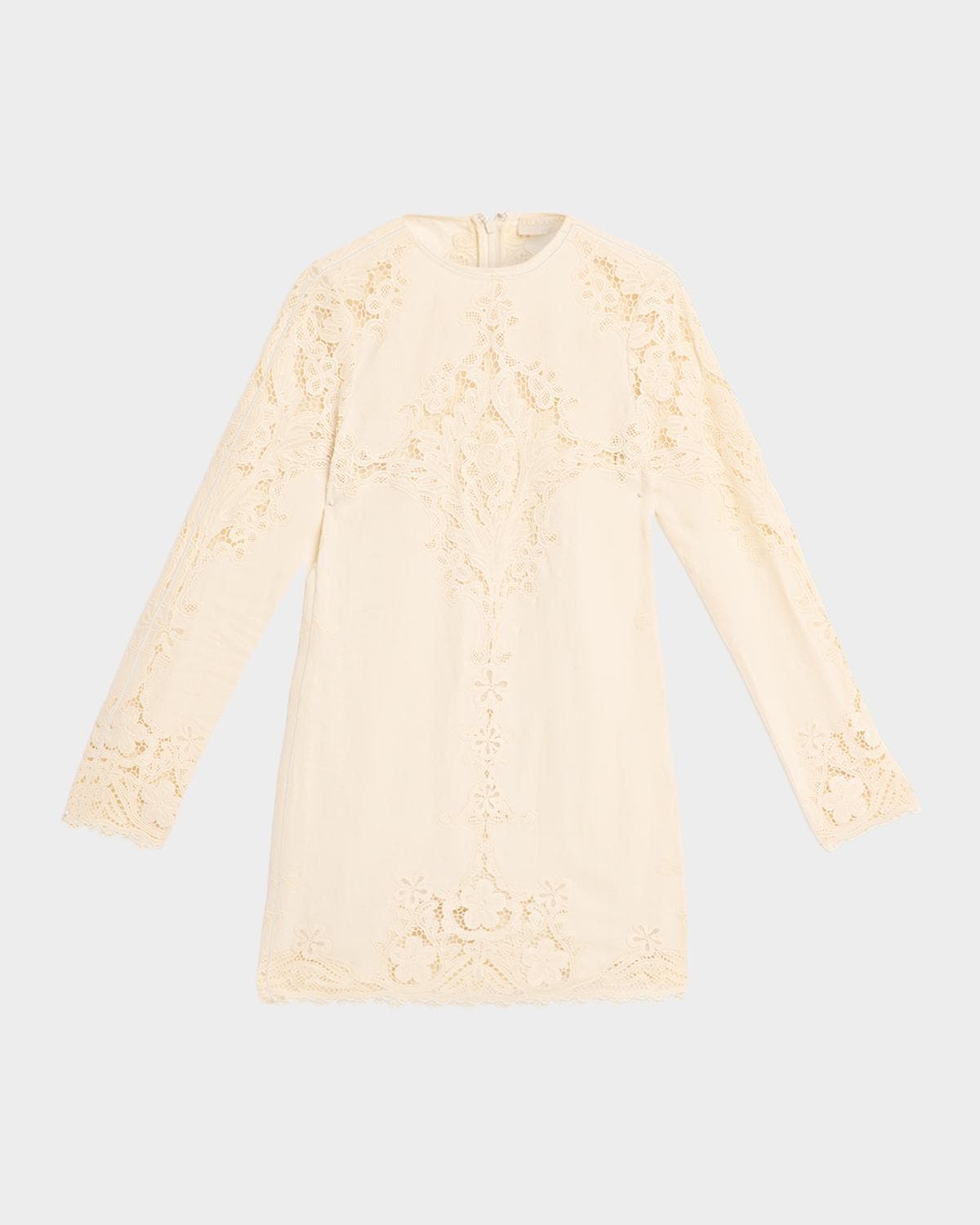 Ulla Johnson Camie Embroidered Linen Mini Dress