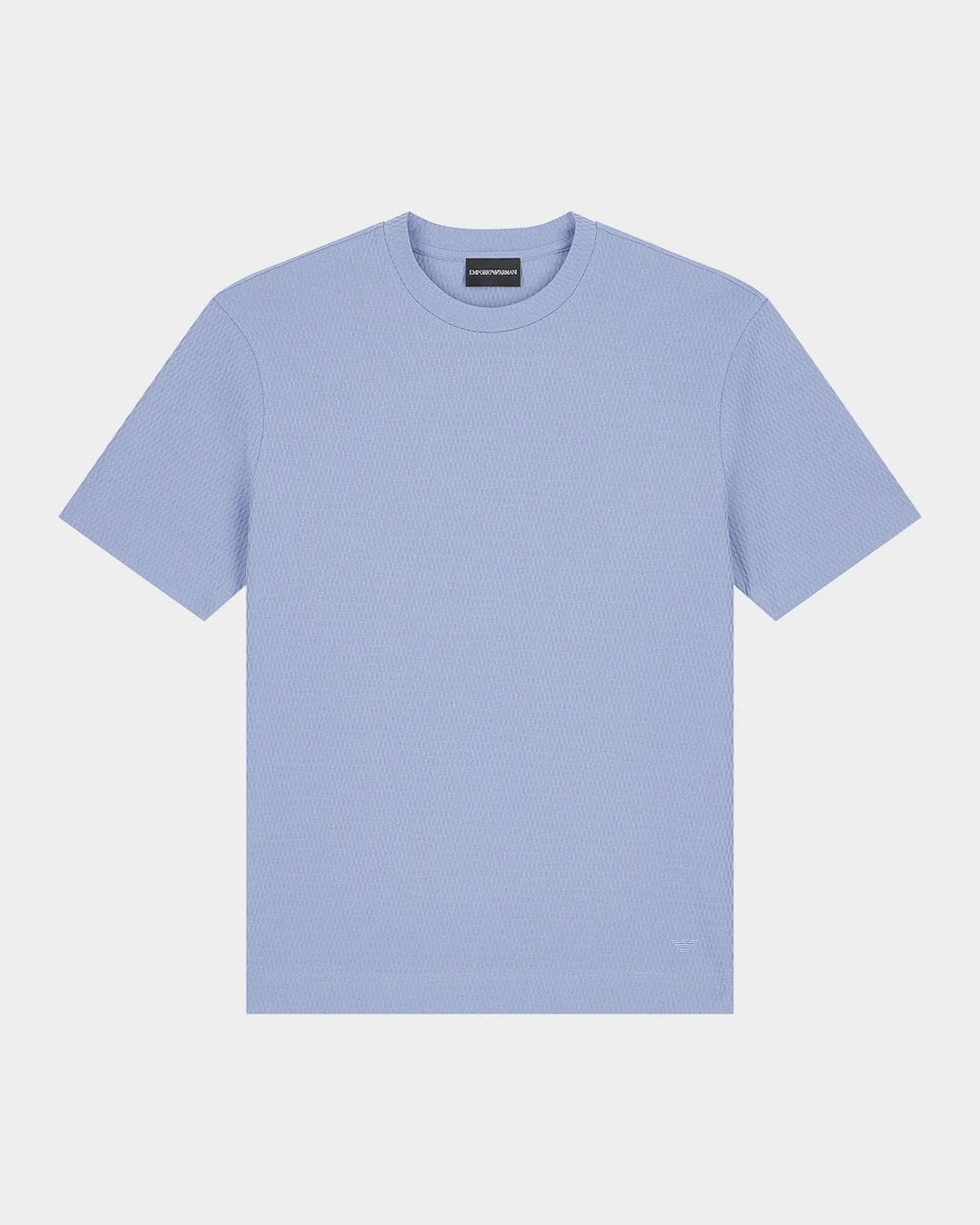 Emporio Armani Men's Geometric Jacquard Crewneck T-Shirt