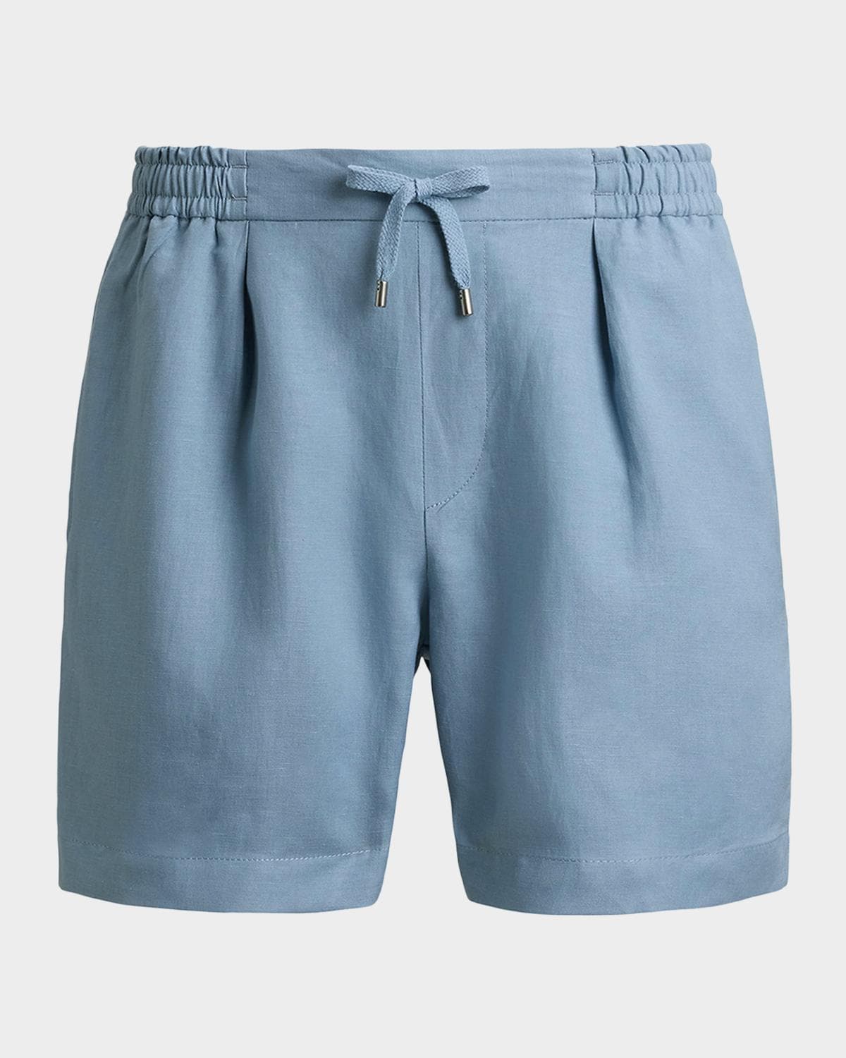 Ralph Lauren Purple Label Men's Silk-Linen Drawstring Shorts