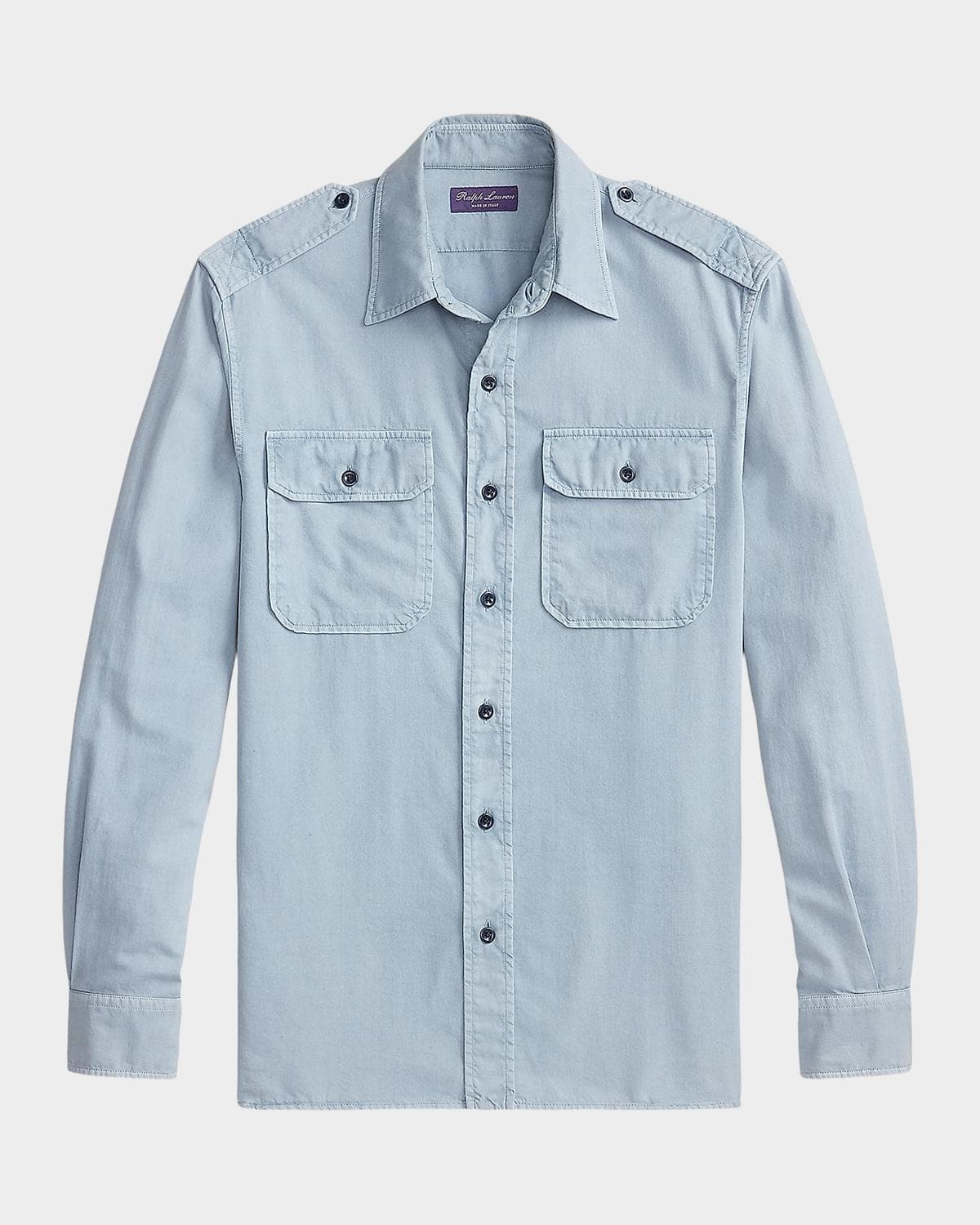 Ralph Lauren Purple Label Men's Garment-Dyed Twill Shirt