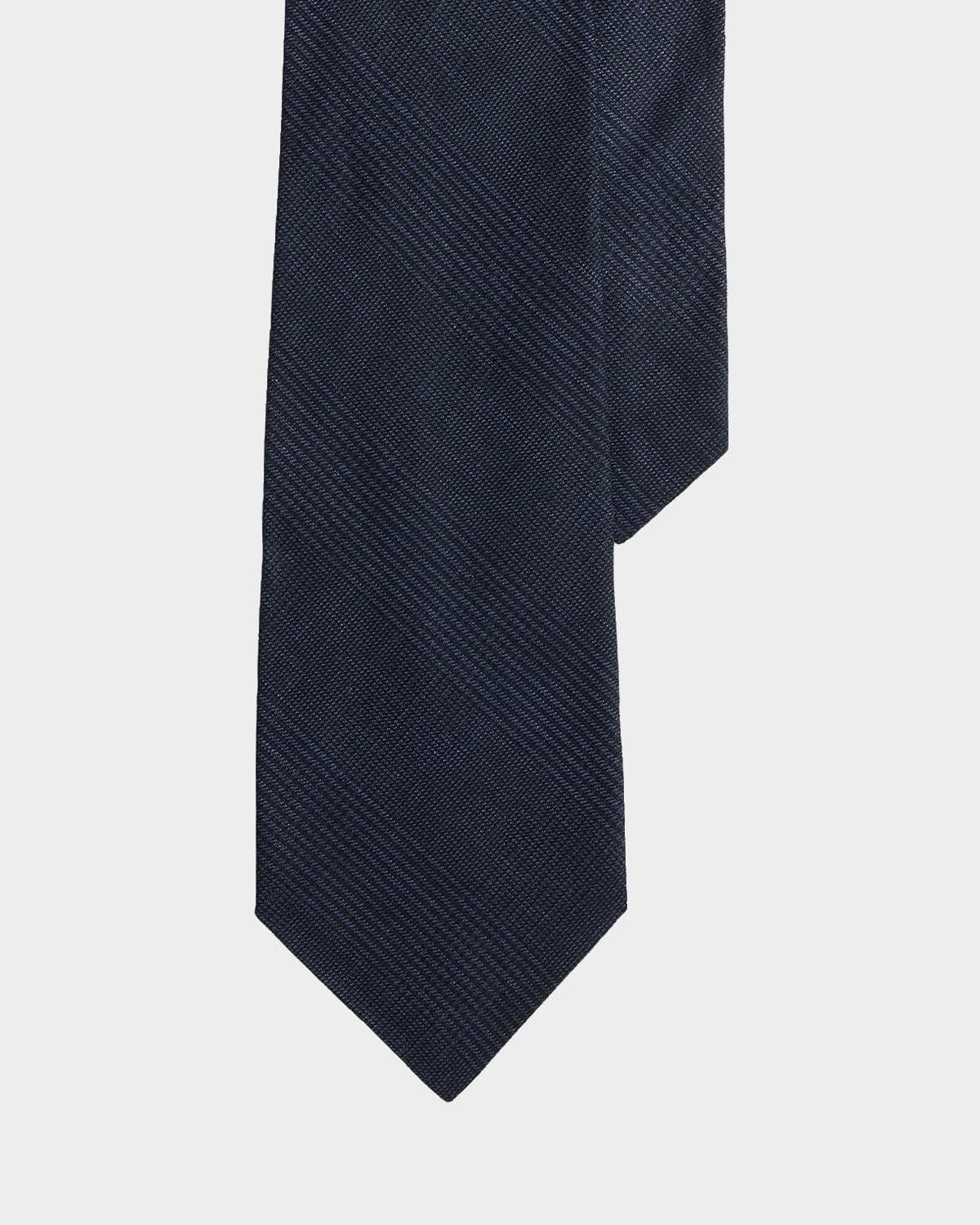 Ralph Lauren Purple Label Men's Glen Plaid Linen-Silk Tie