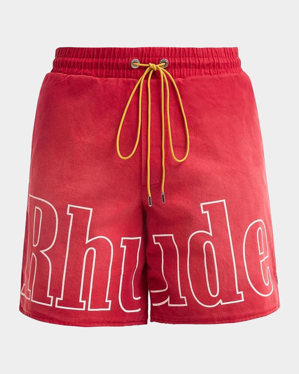 Rhude Men's Washed Logo Track Shorts