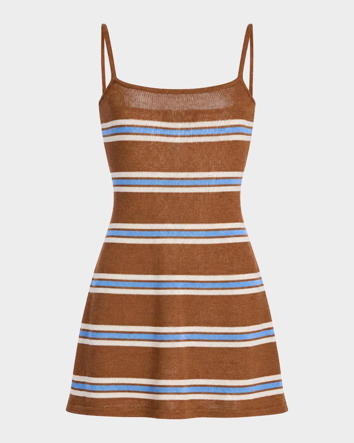 SEROYA Azriel Striped Knit Mini Dress