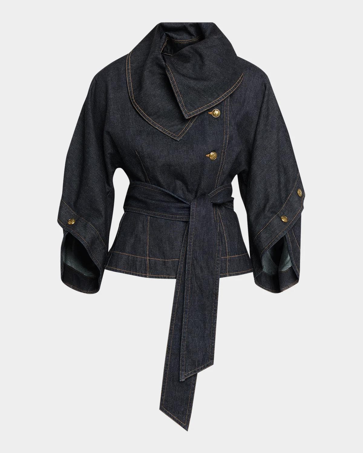 Zimmermann Valiant Denim Buttoned Jacket