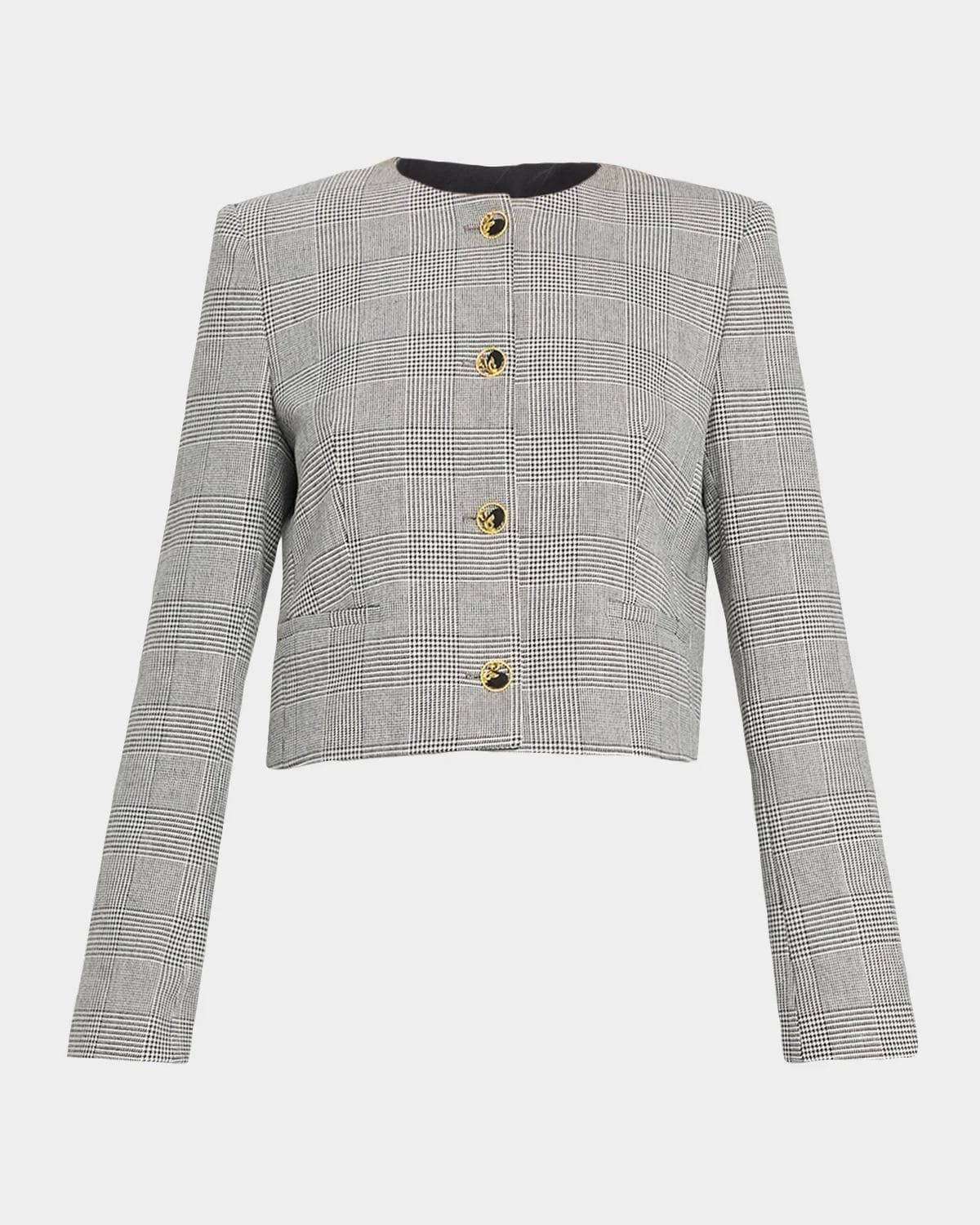 Tanya Taylor Lois Glen Plaid Blazer