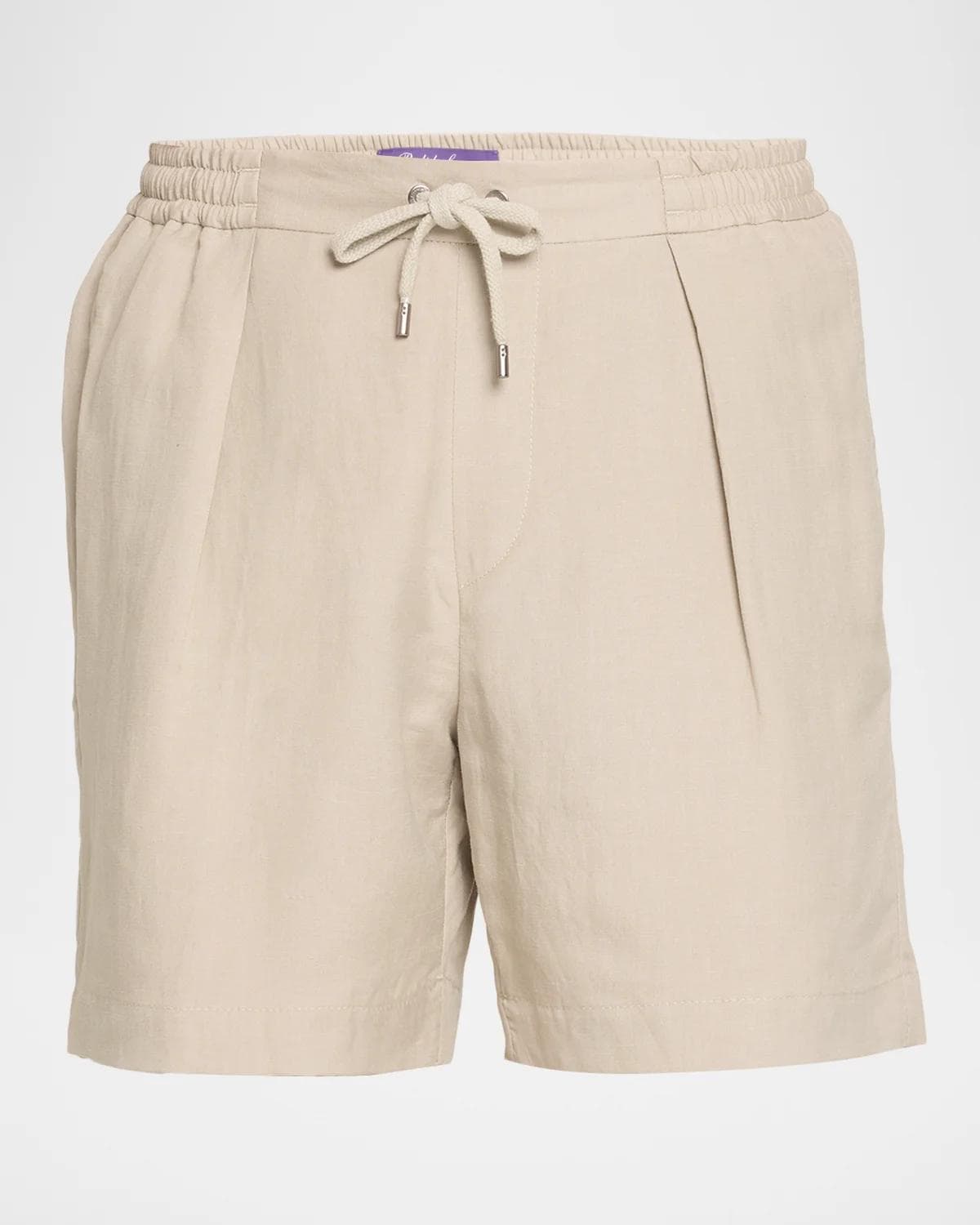 Ralph Lauren Purple Label Men's Silk-Linen Drawstring Shorts