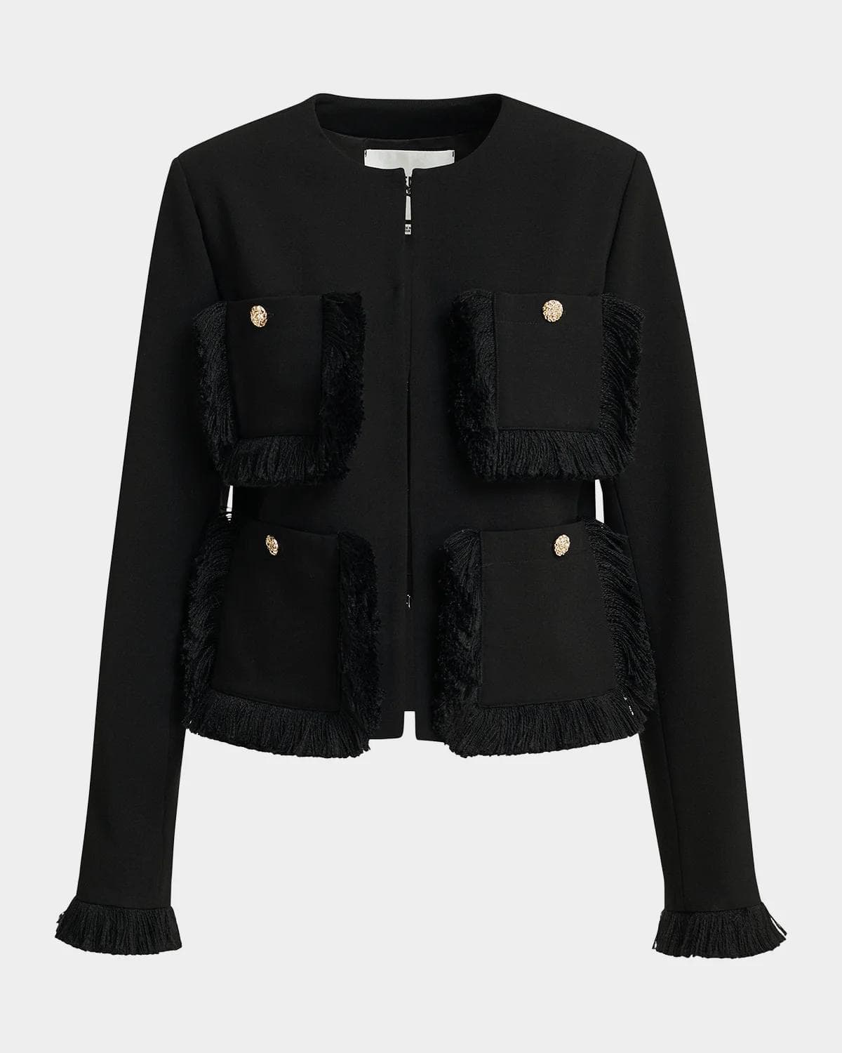 Essentiel Antwerp Kinetic Fringed Jacket