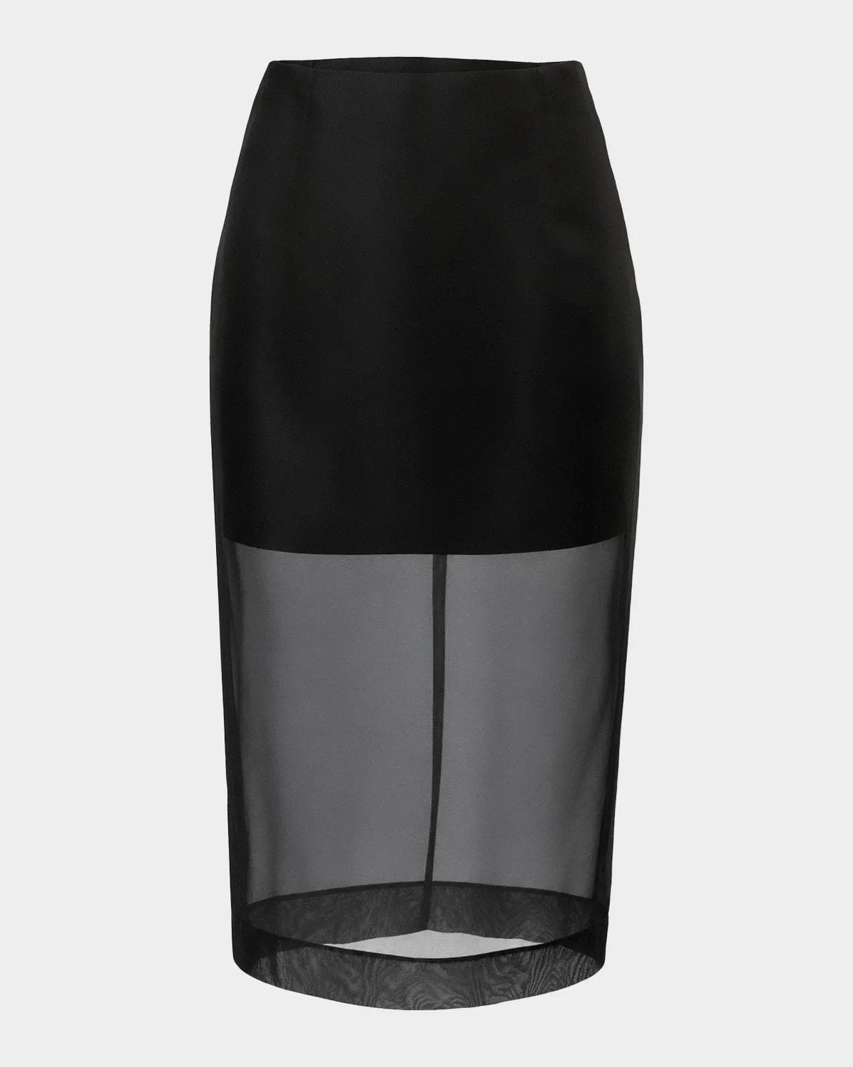 Carolina Herrera Silk Knee Length Skirt