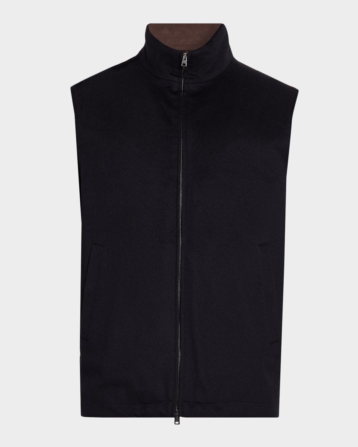 Herno Men's Wool-Cashmere Zip-Front Vest