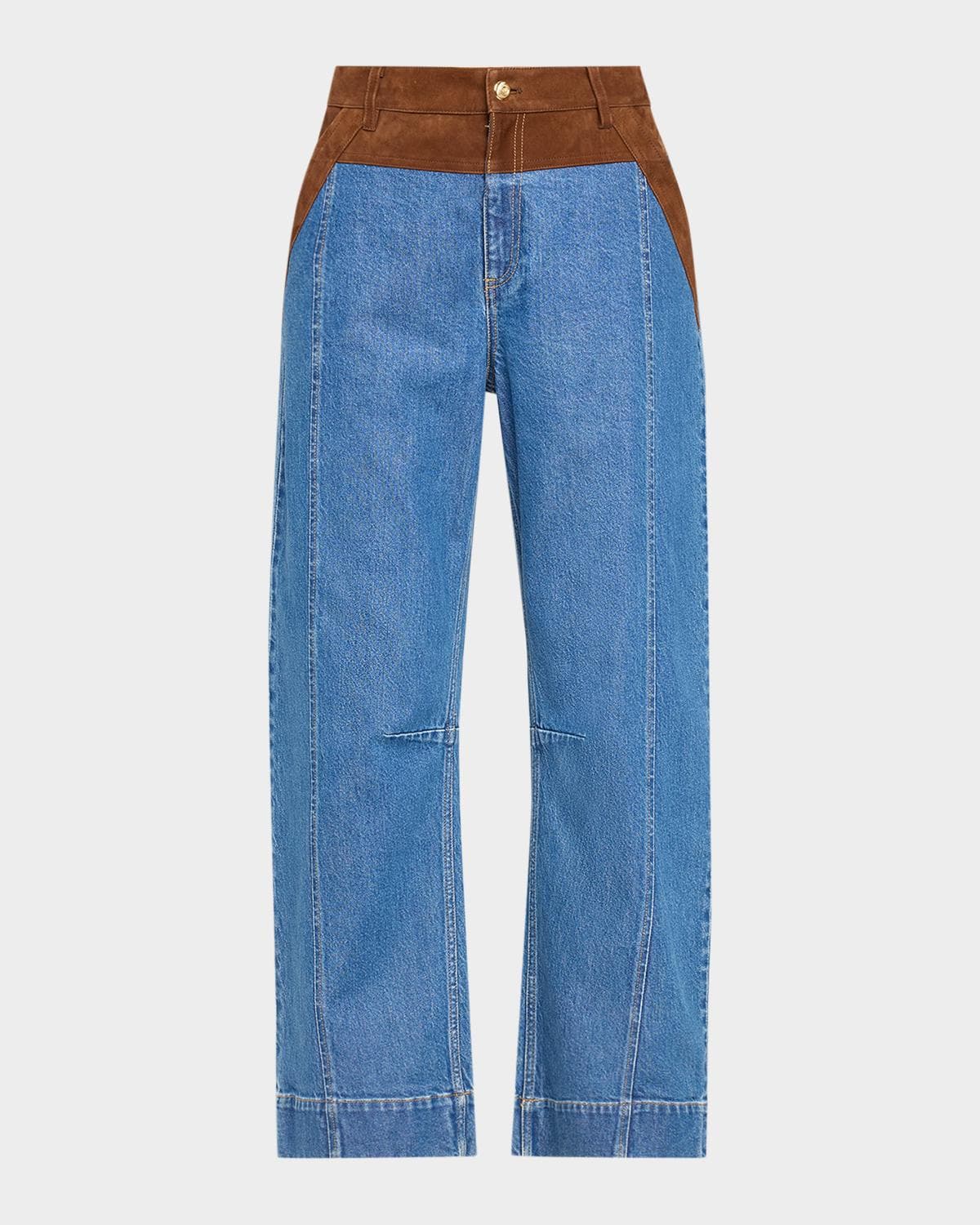 Cinq à Sept Dillon Suede Waist Jeans