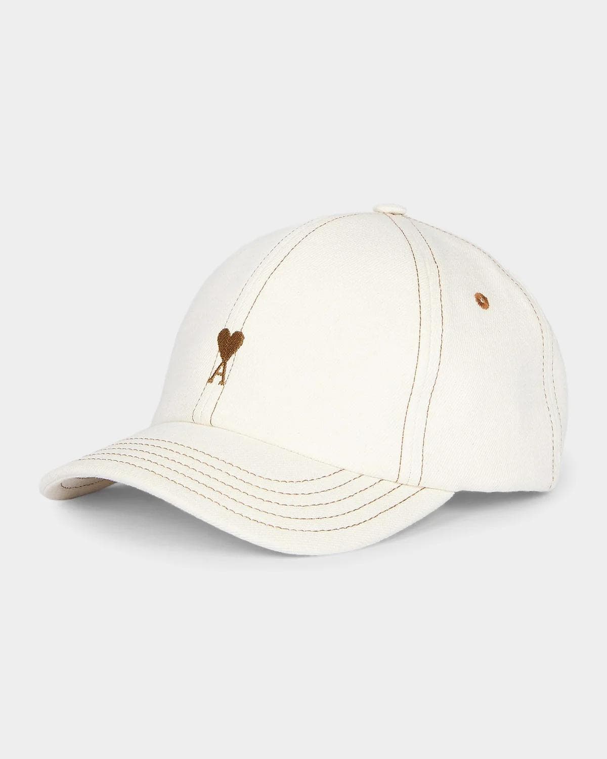 Ami Paris Embroidered Cotton Cap