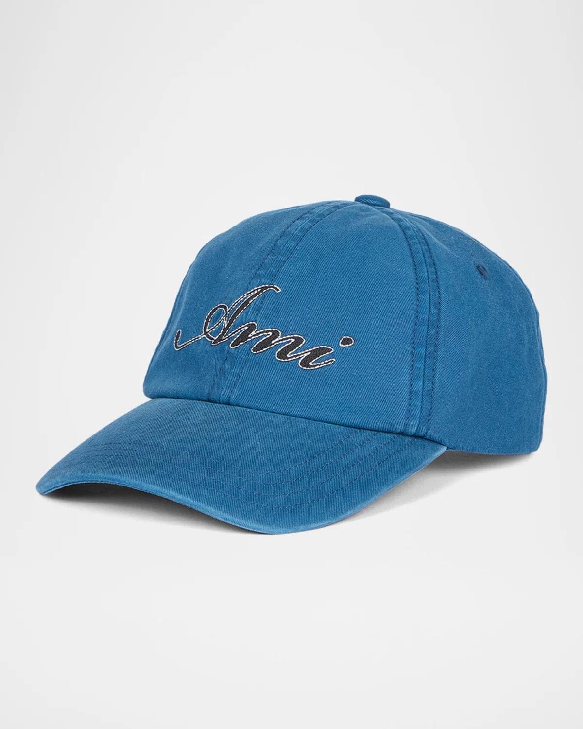 Ami Paris Men's Ami Embroidery Baseball Cap