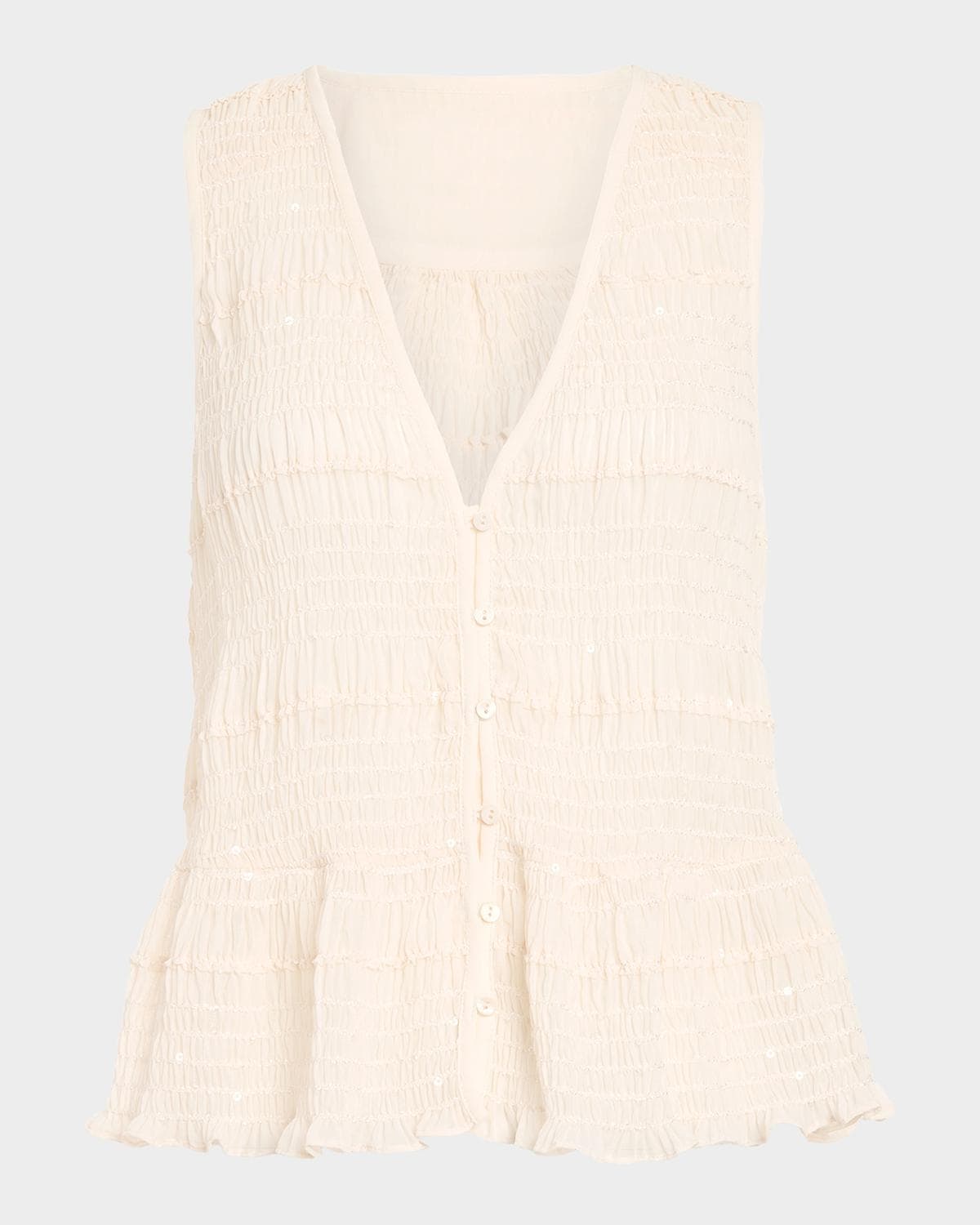 Ramy Brook Elise Embellished Tank Top