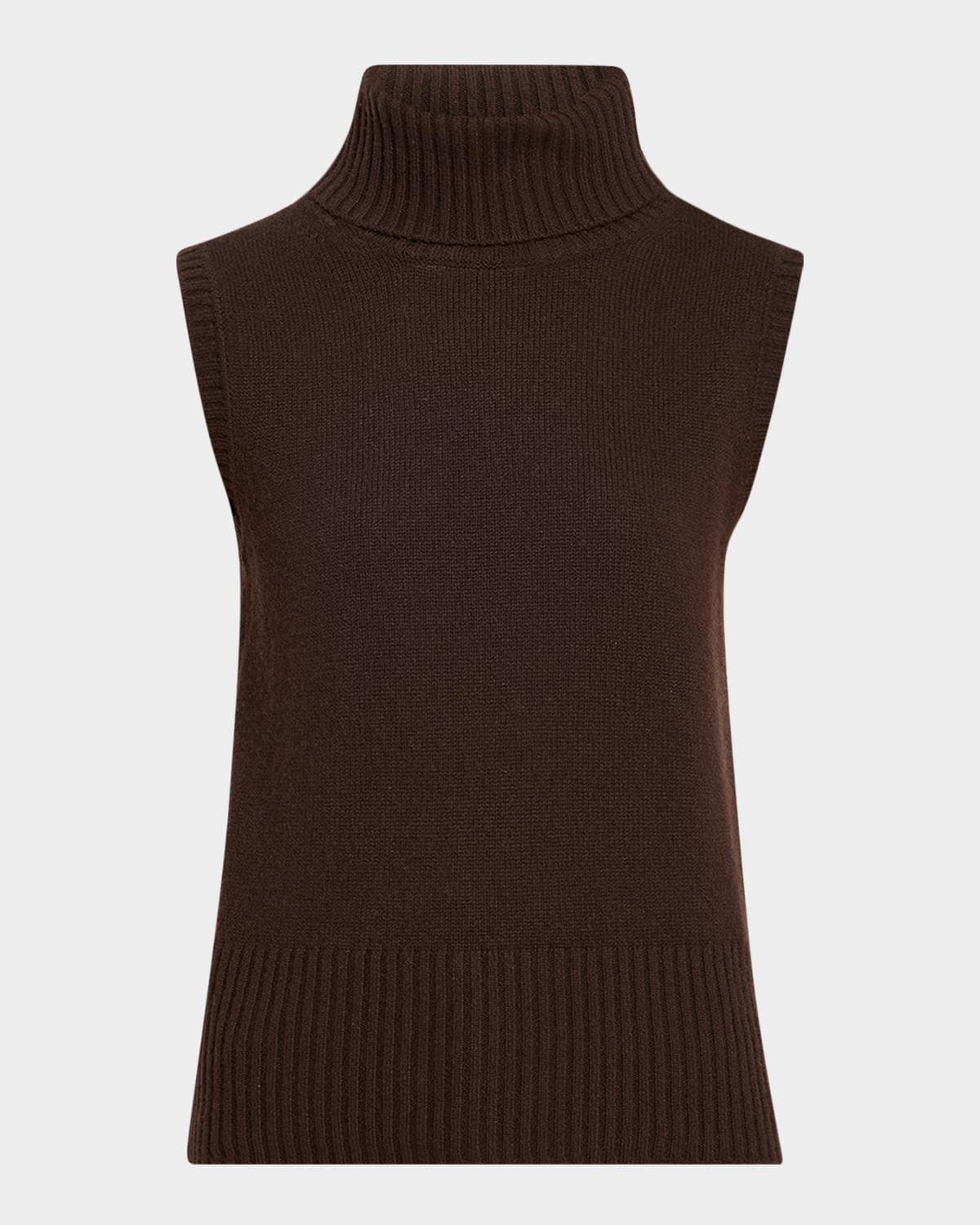 Veronica Beard Mazzy Cashmere Turtleneck Tank