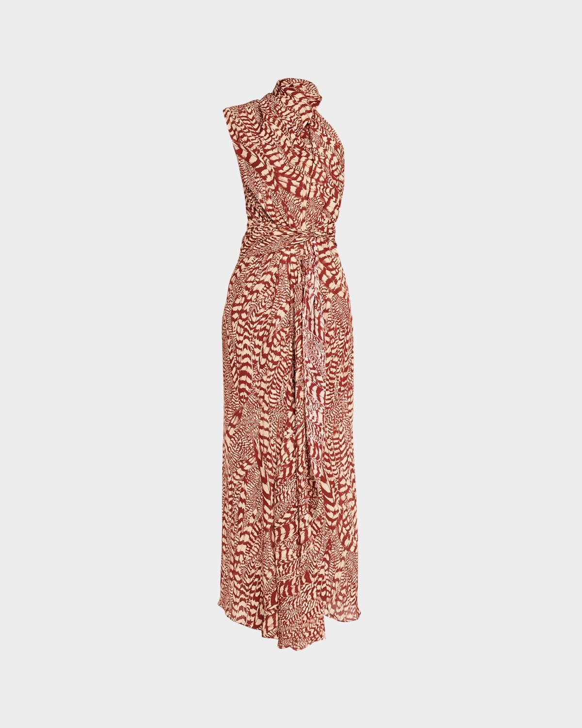 Johanna Ortiz Airborne Grace Silk Maxi Dress