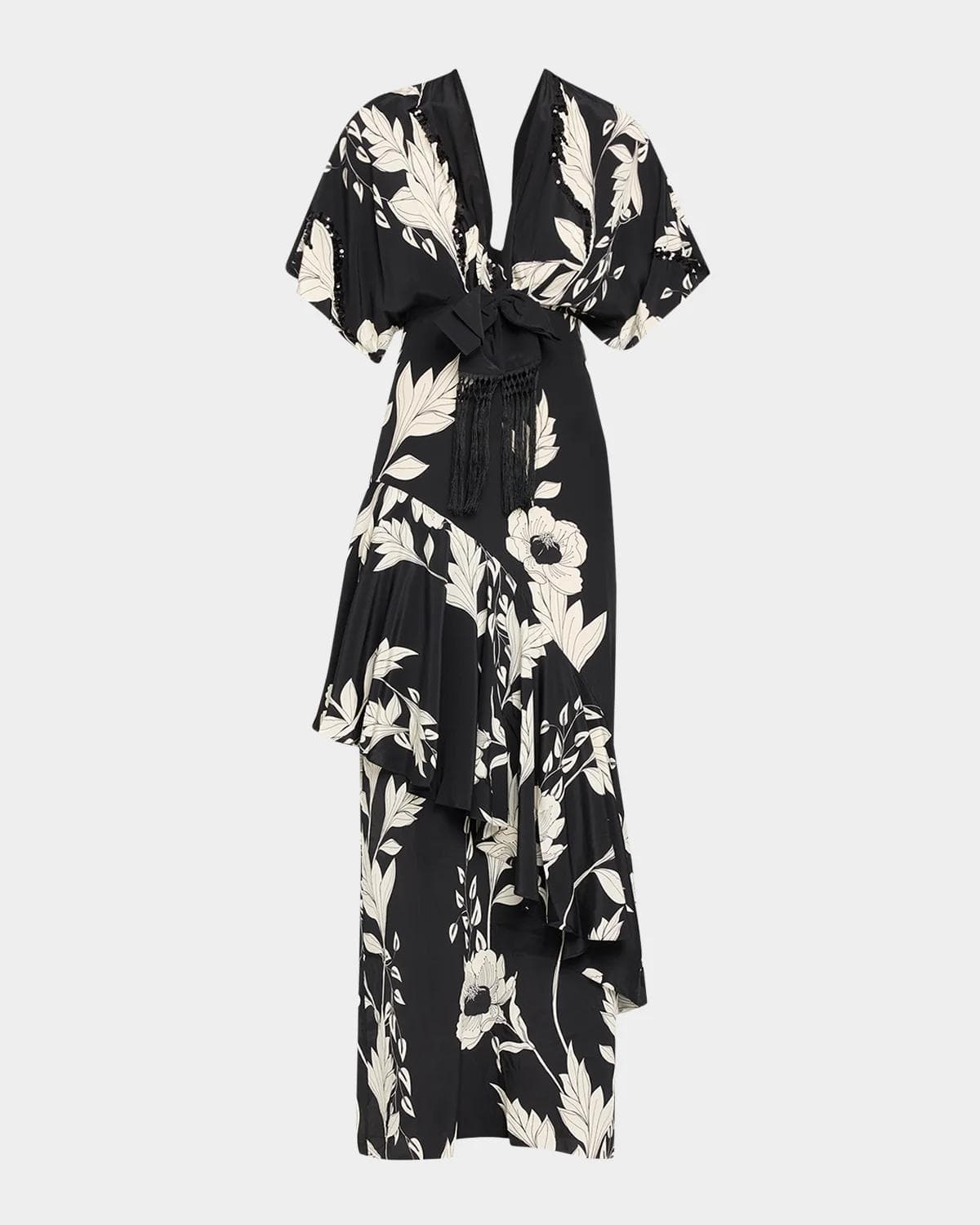 Johanna Ortiz Tesoro Escondido Floral Maxi Dress