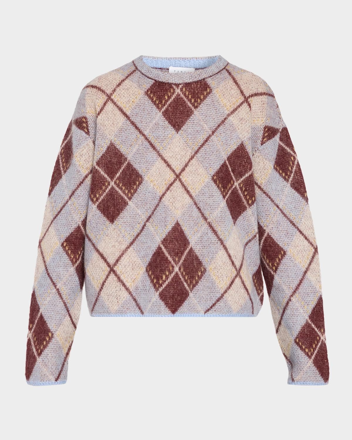 Tanya Taylor Sybil Argyle Sweater