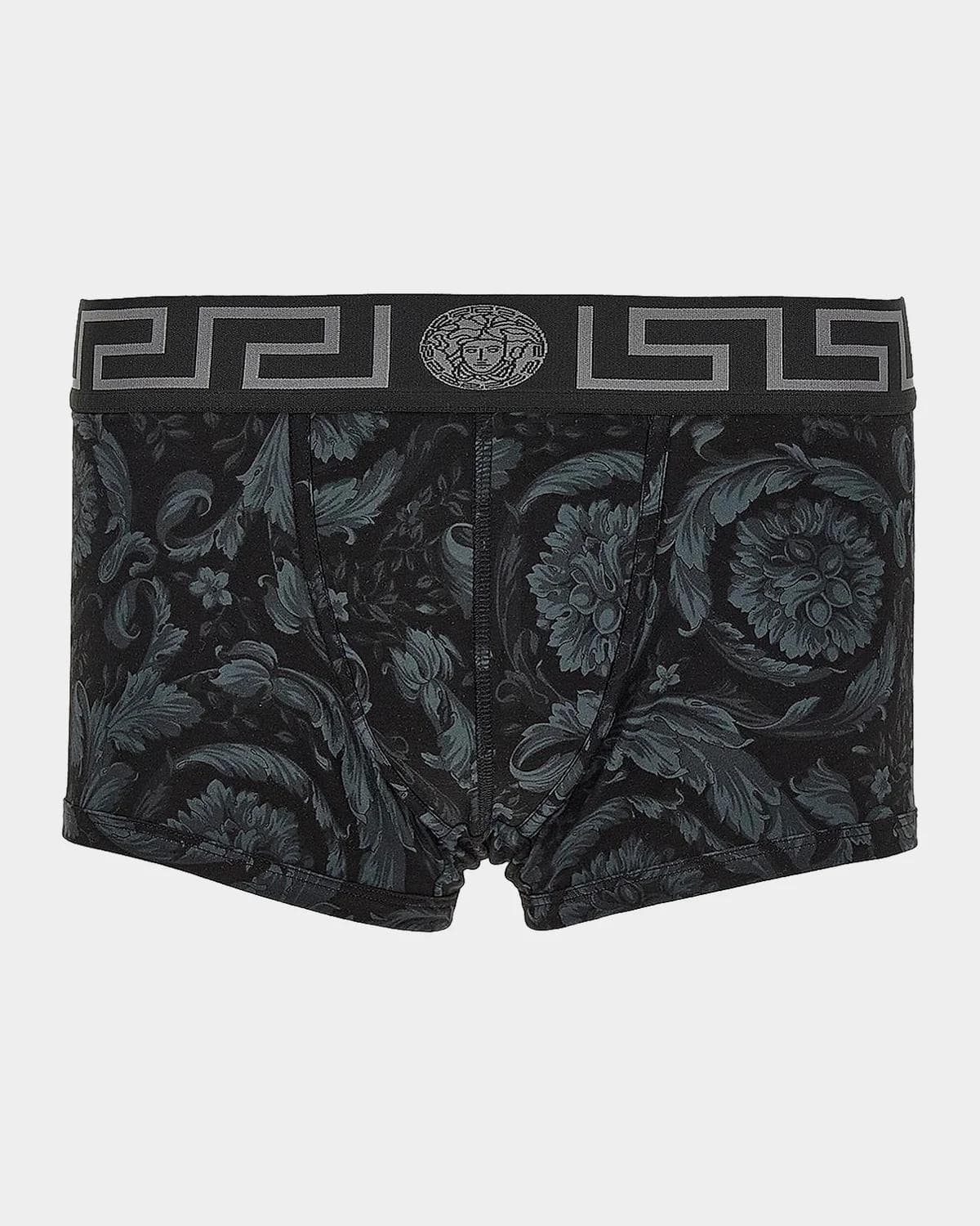 Versace All Over Baroque Print Trunk Brief