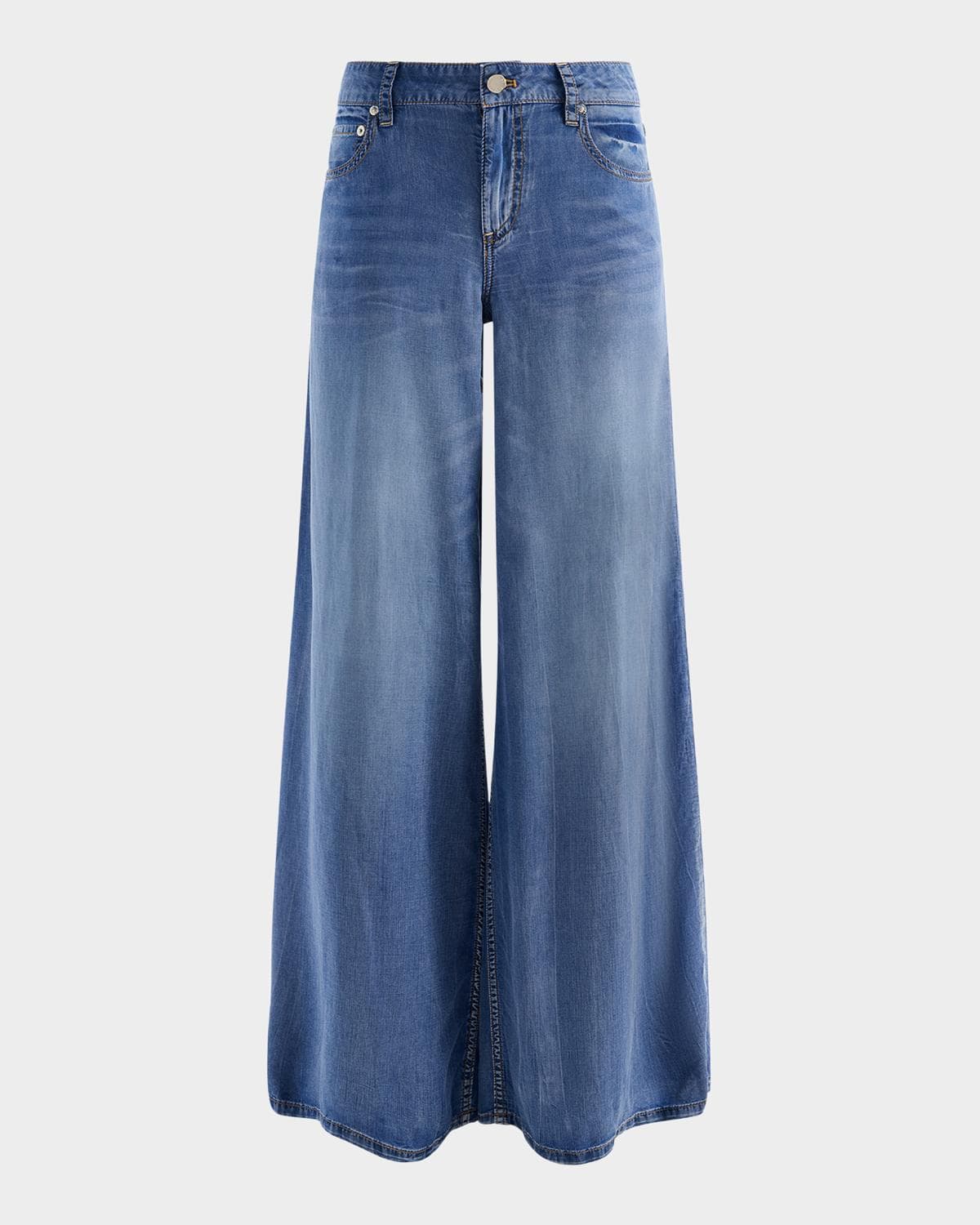 ALICE + OLIVIA Sidney Ultra Wide-Leg Jeans · 24
