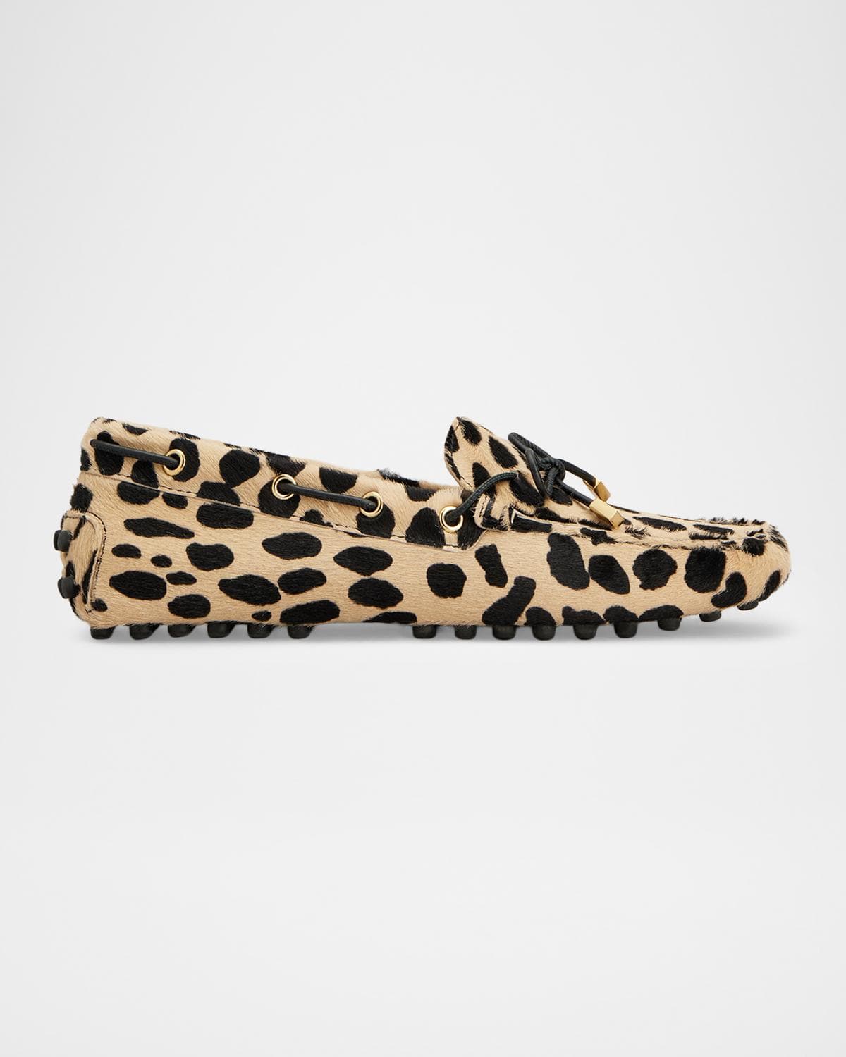 Tod's Men's Gommino Loafers in Pony Effect Leather