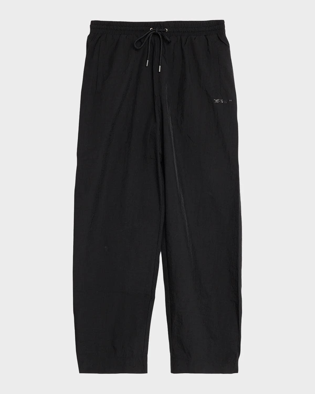 Off-White Men's Glossy Arrow Nylon Track Pants