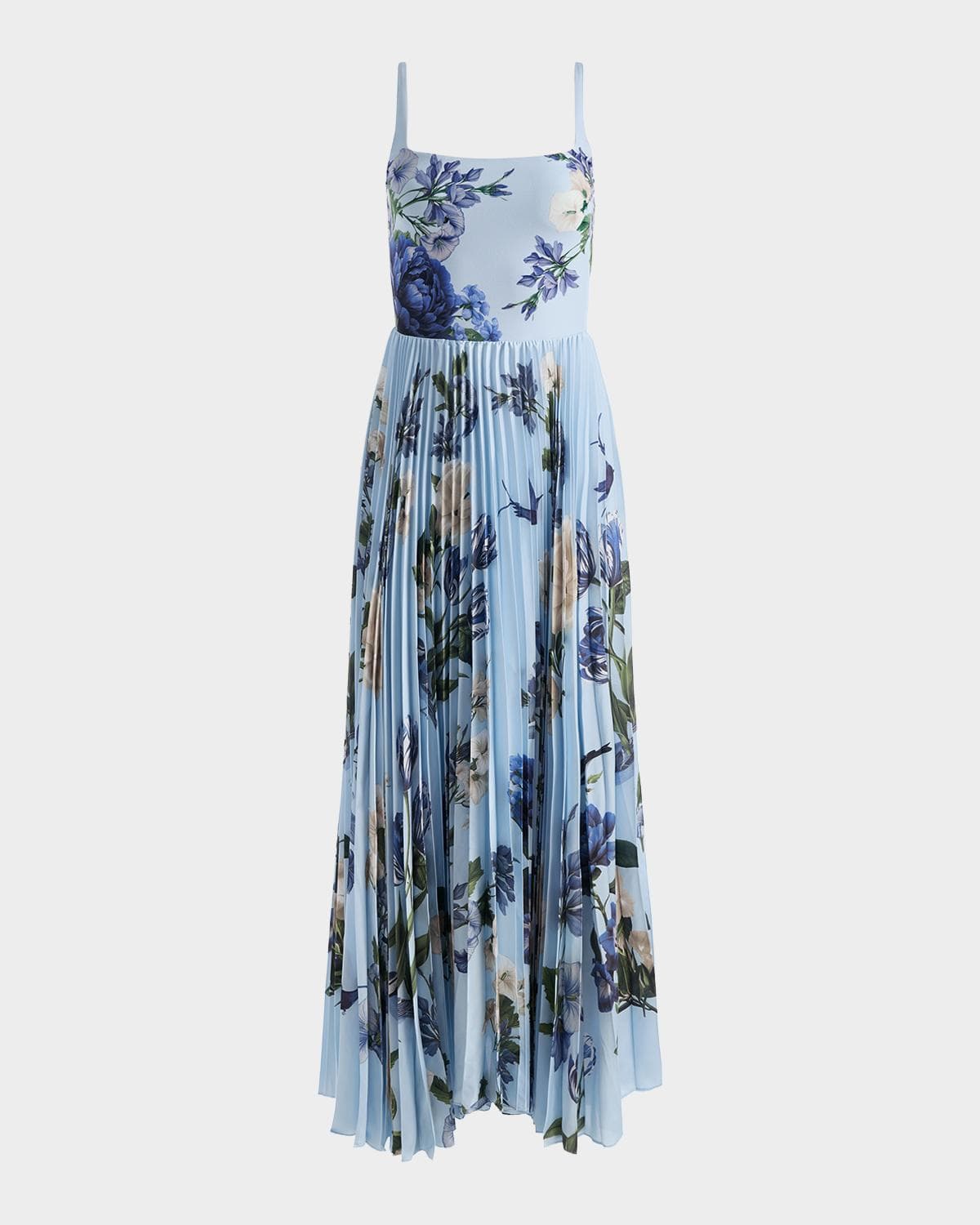 ALICE + OLIVIA Carolyn Pleated Maxi Dress