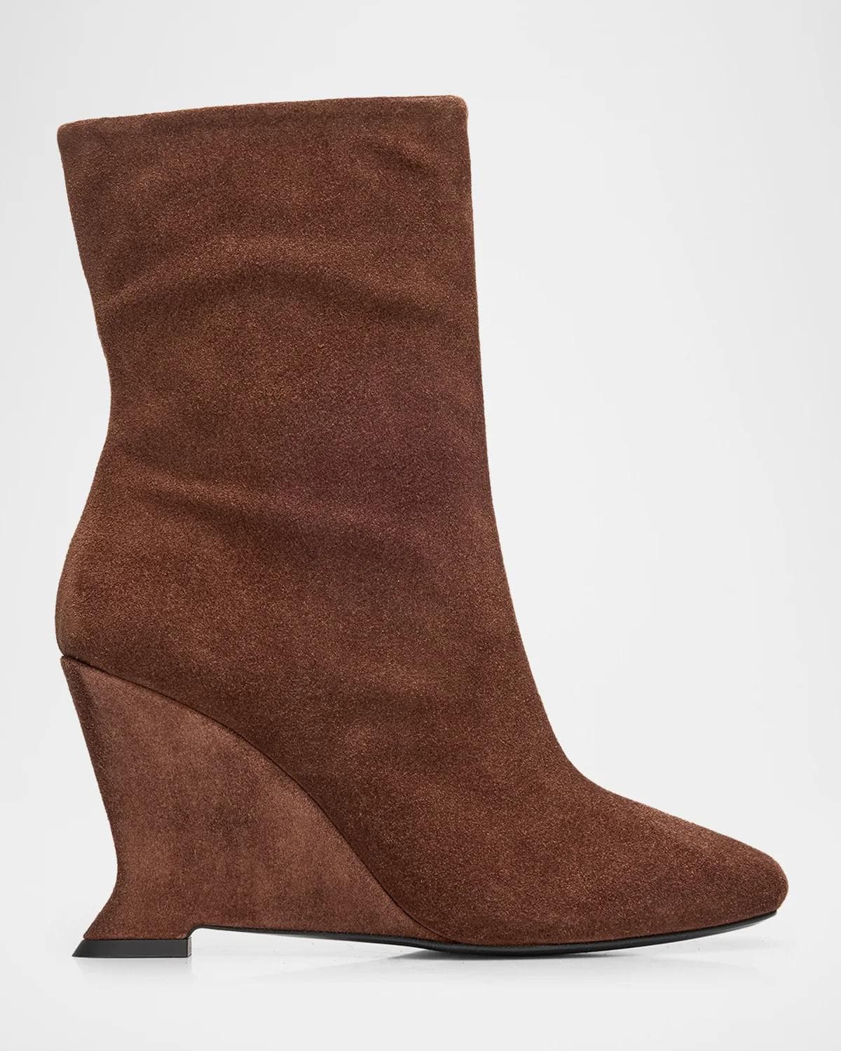 Balmain 95mm Suede Ankle Boots