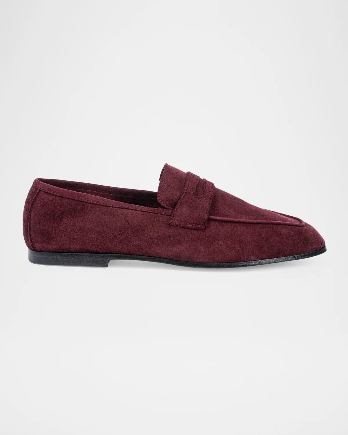 Sophique Essenziale Leopard Suede Penny Loafers