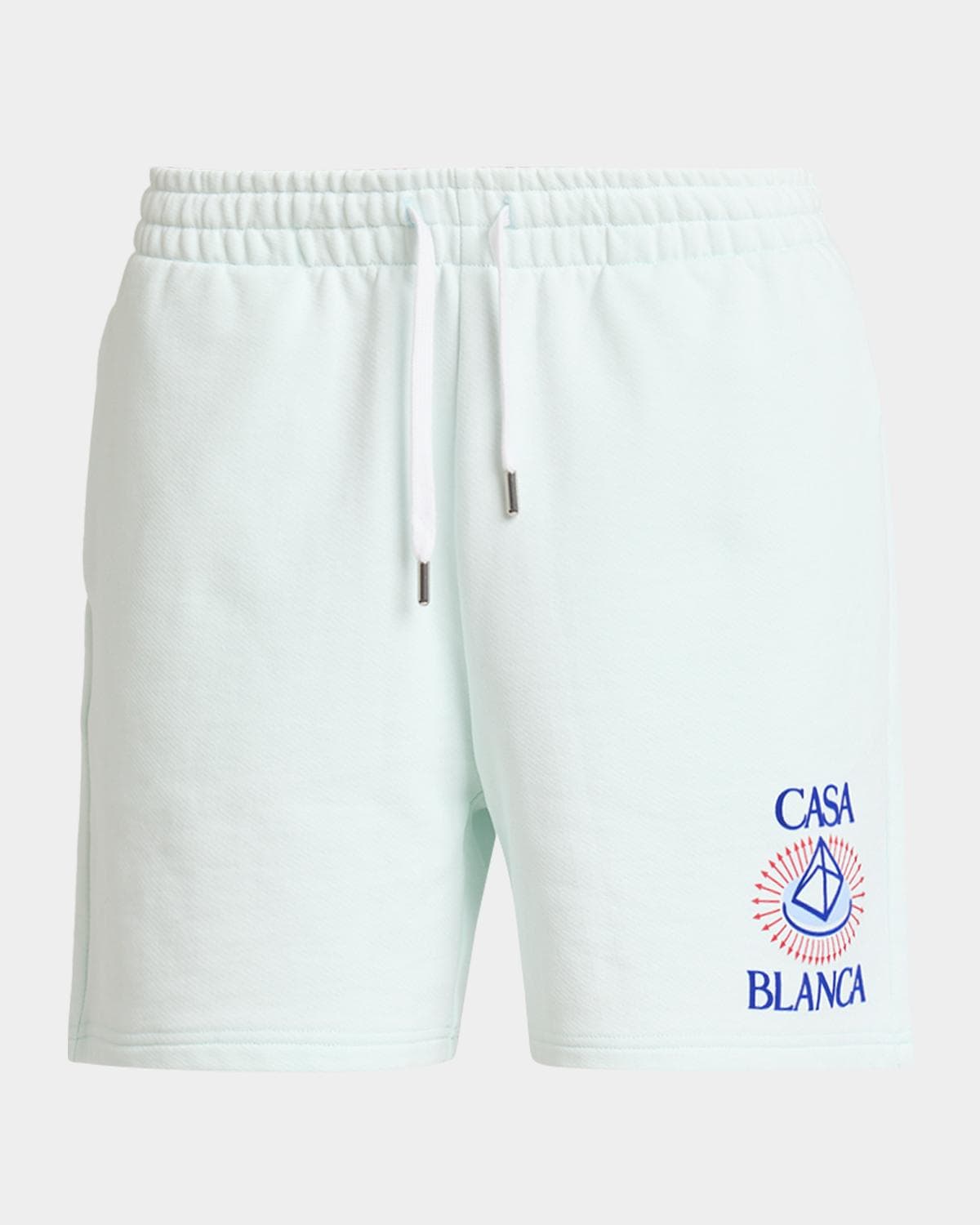 Casablanca Men's Celestial Pyramid Cotton Drawstring Shorts