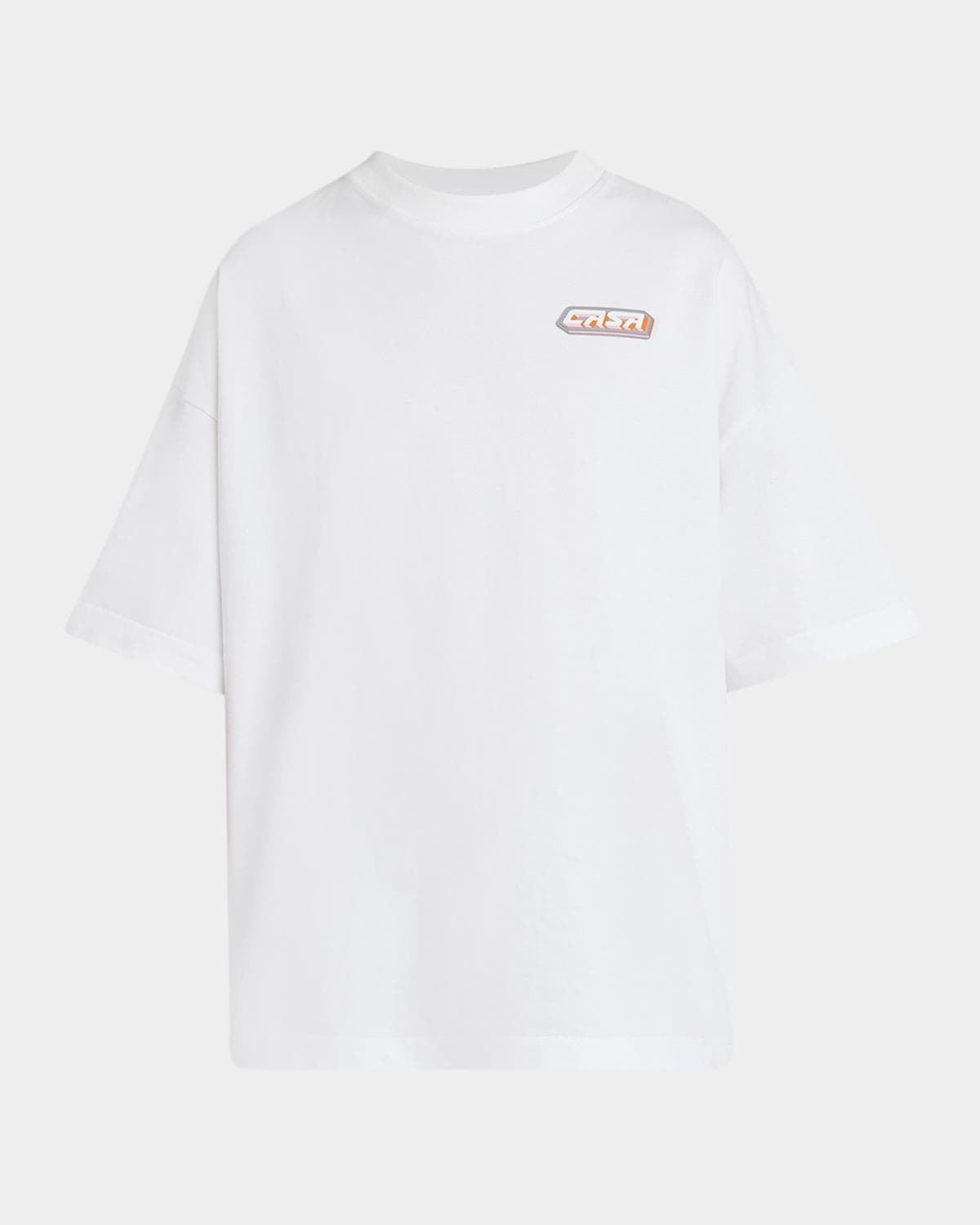 Casablanca Men's Casa Racing Graphic Oversized T-Shirt