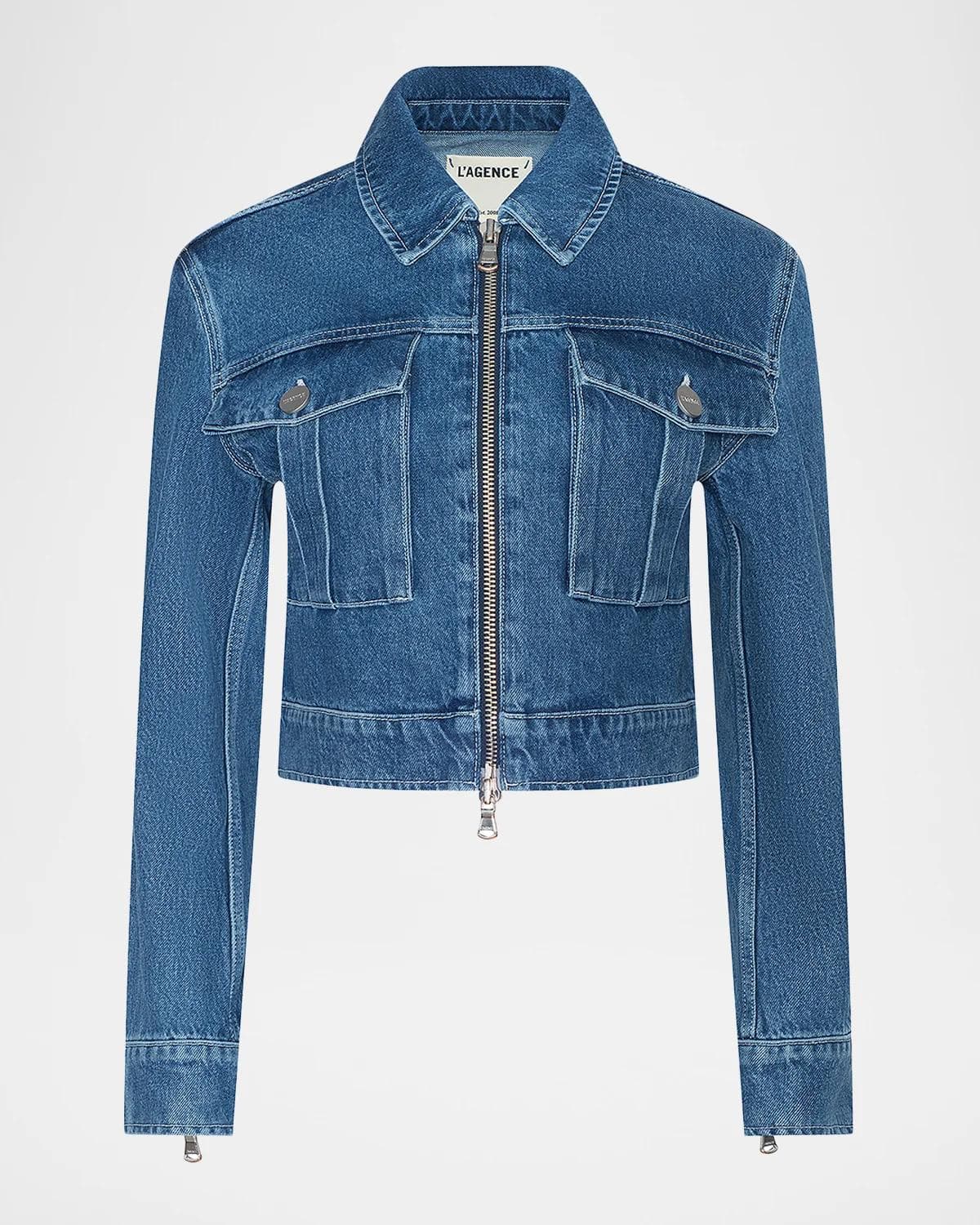 L 'AGENCE Micah Oversized Denim jacket