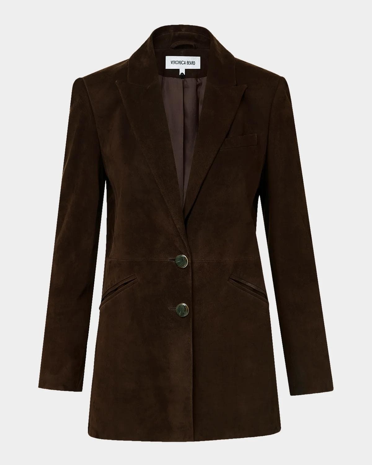 Veronica Beard Maci Suede Dickey Jacket